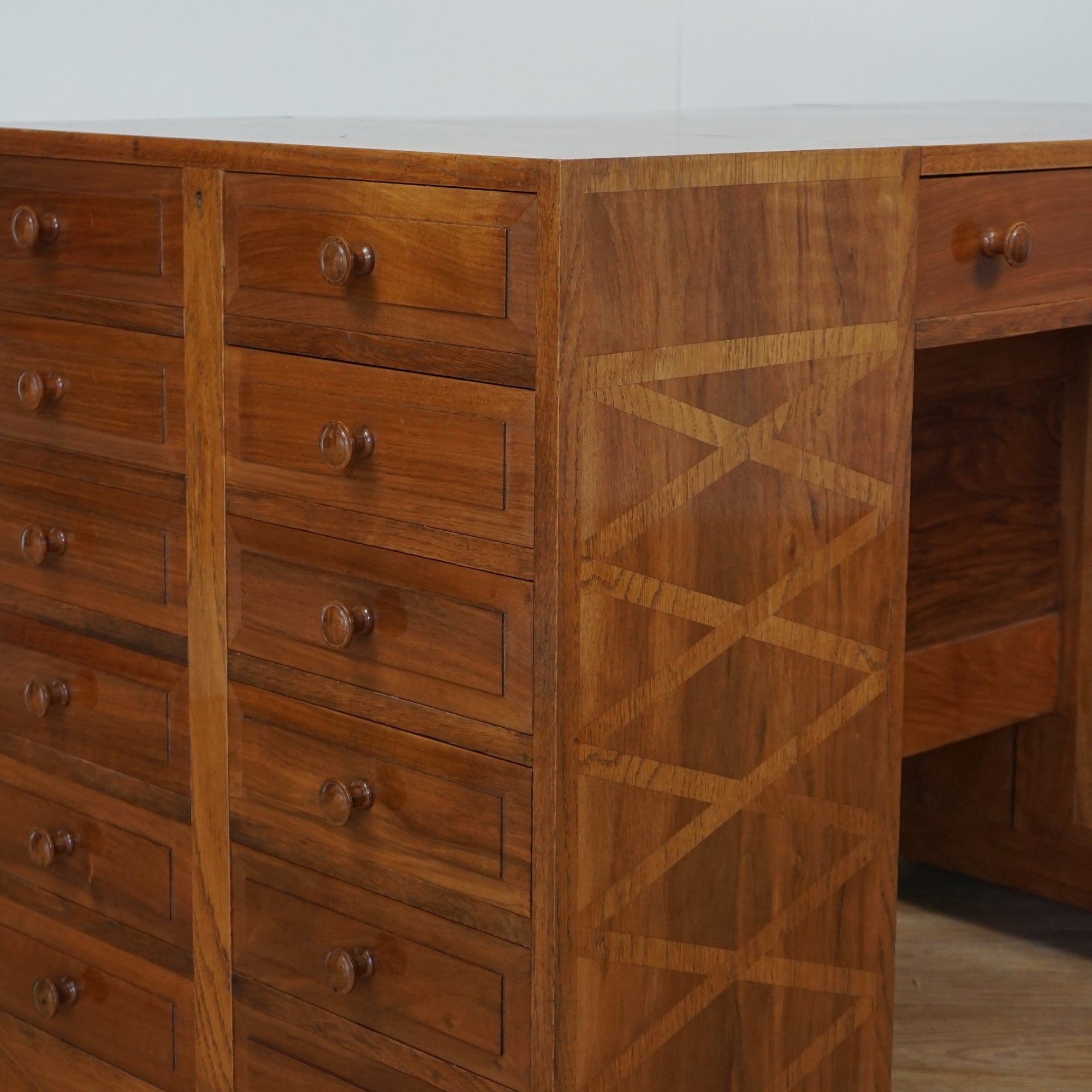 Cotswold School Art Deco Walnut Desk - Jeroen Markies Art Deco