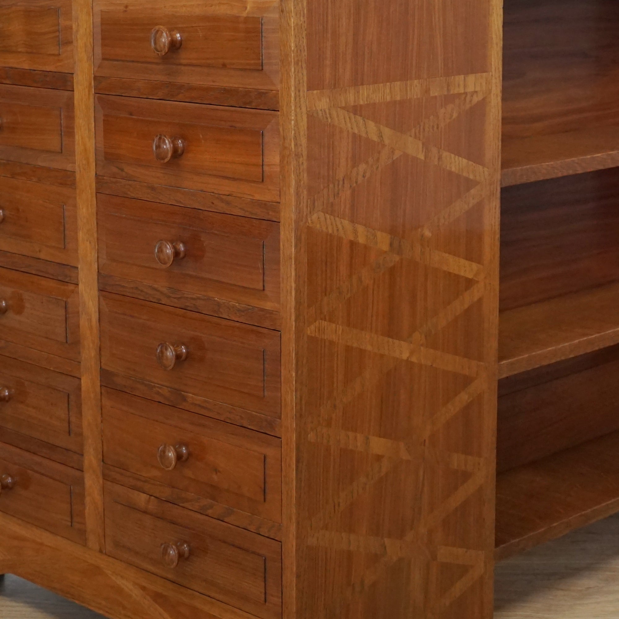 Cotswold School Art Deco Walnut Desk - Jeroen Markies Art Deco