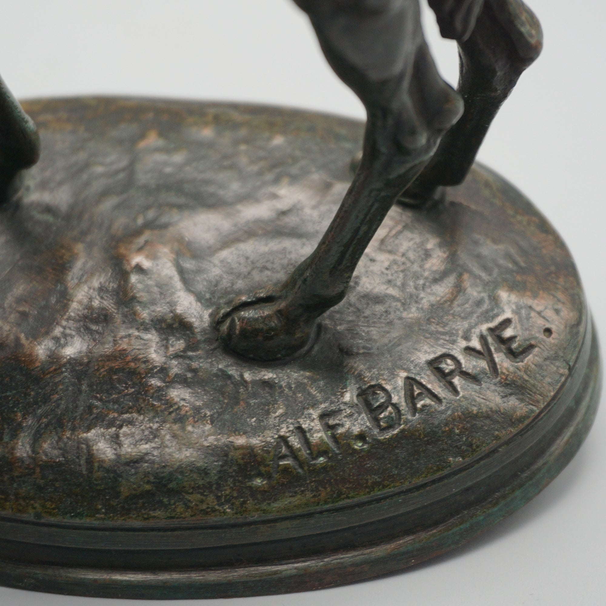 'Dromadaire' A Saddled Camel bronze Sculpture by Alfred Barye - Jeroen Markies Art Deco