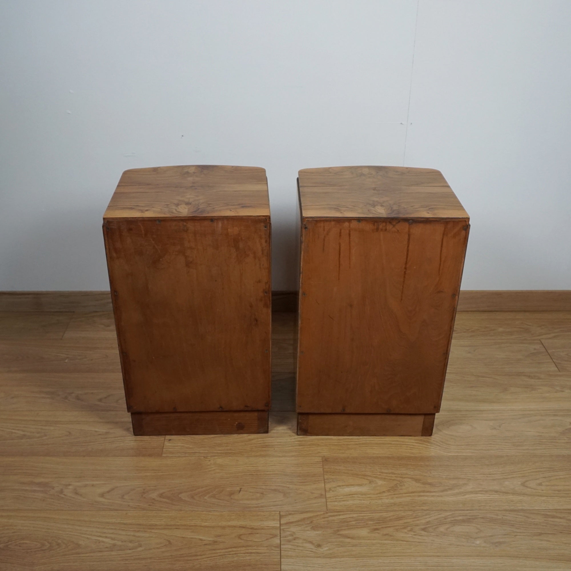 Art Deco Walnut Bedside Cabinets - Jeroen Markies Art Deco