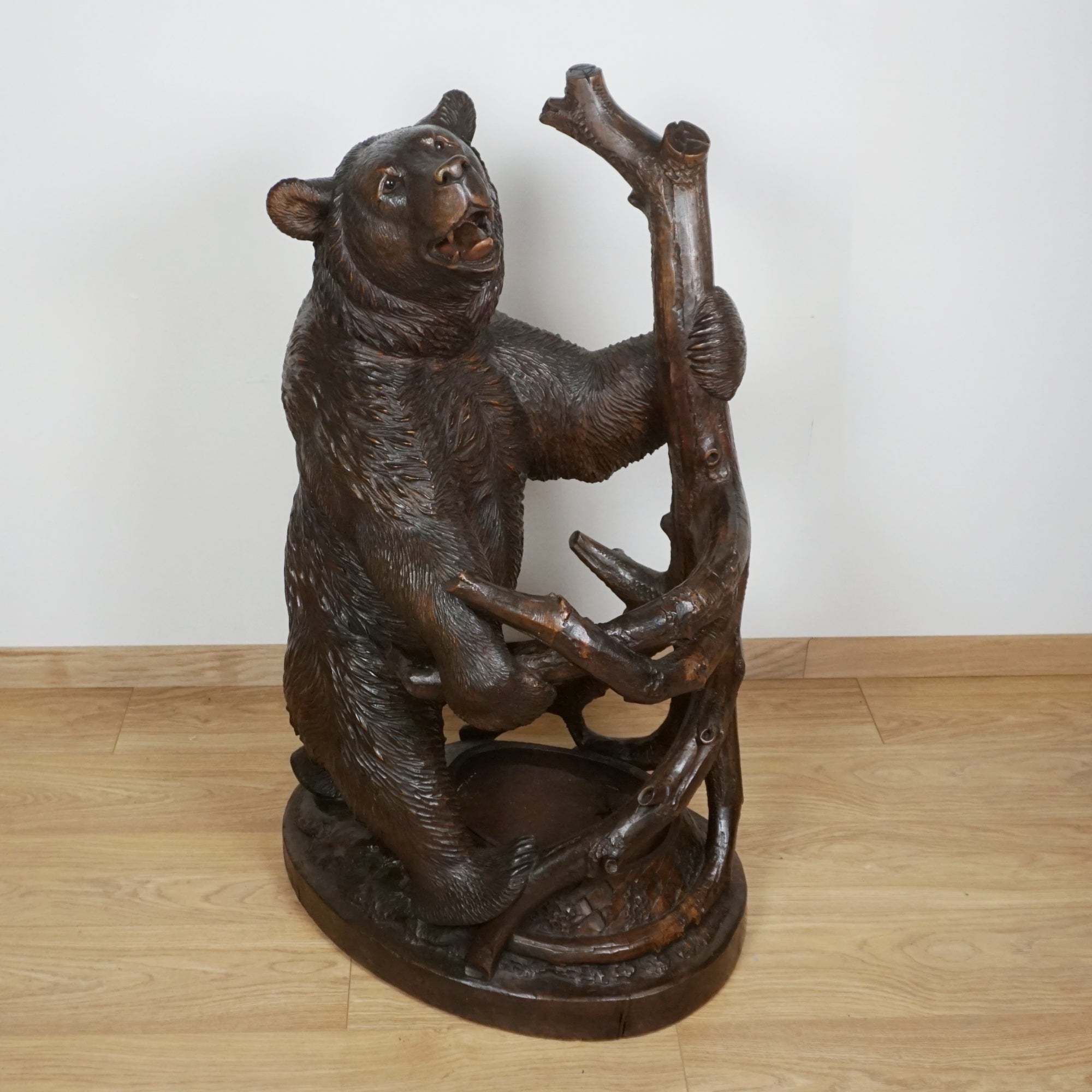 Superb Black Forest Bear Stick Stand - Jeroen Markies Art Deco