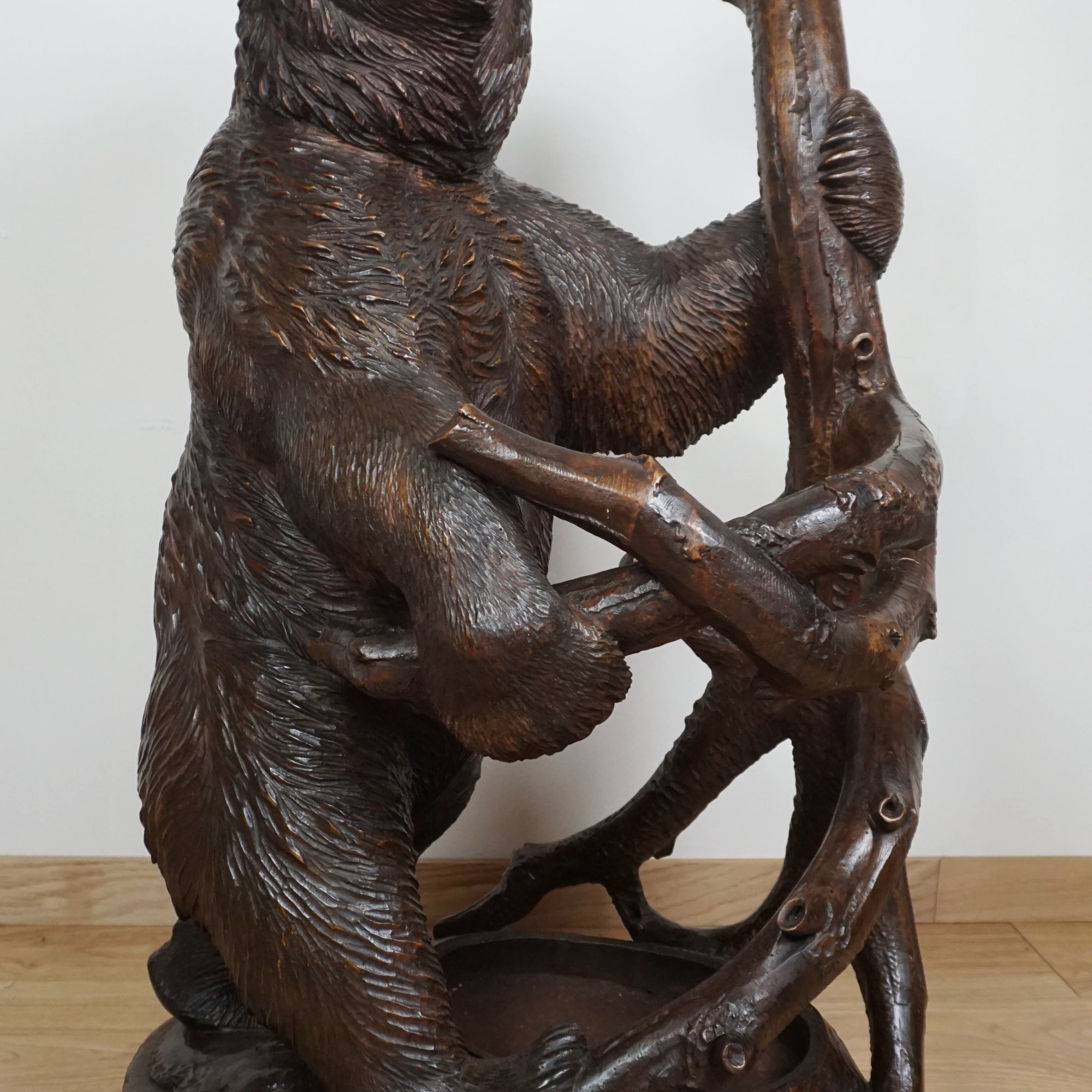 Superb Black Forest Bear Stick Stand - Jeroen Markies Art Deco