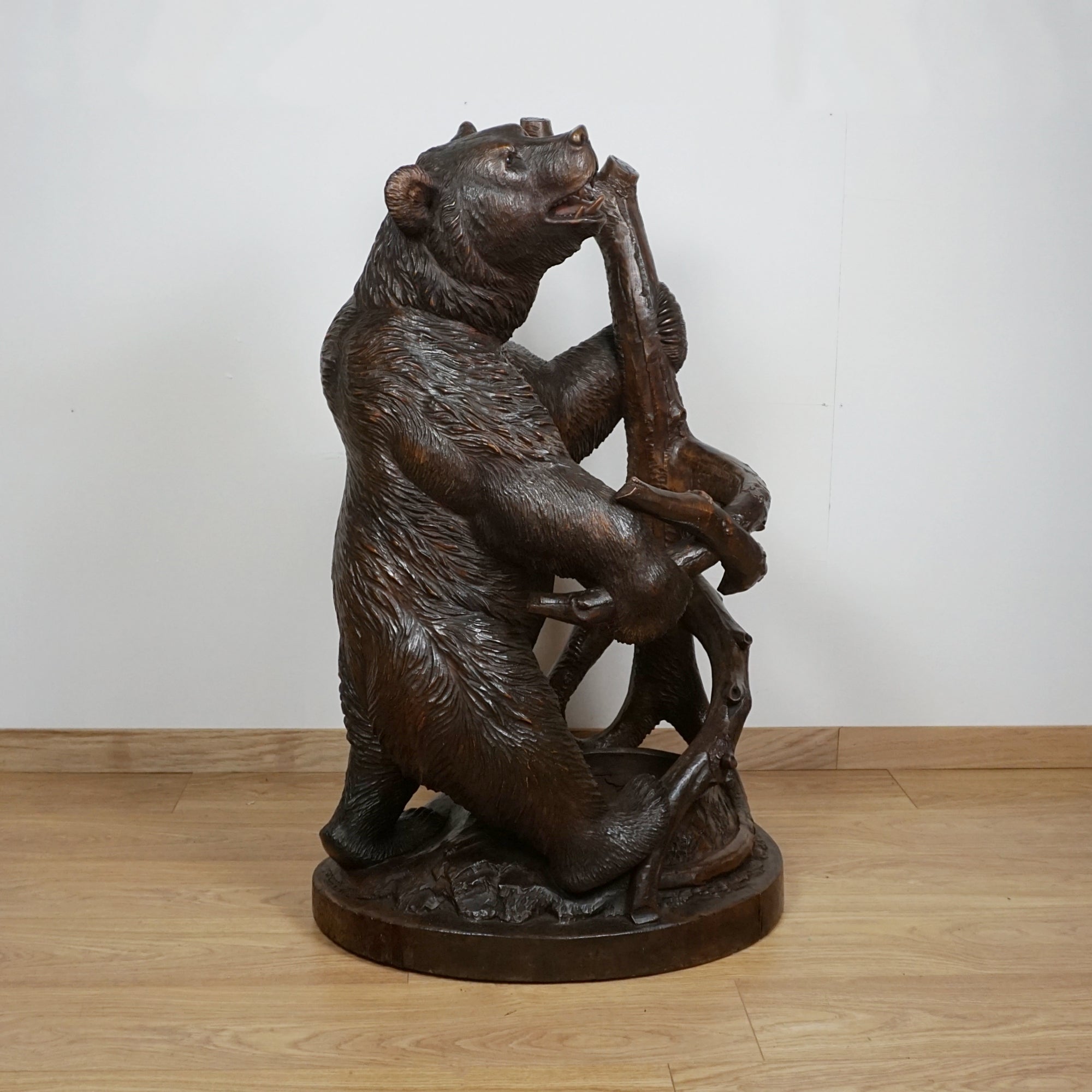 Superb Black Forest Bear Stick Stand - Jeroen Markies Art Deco