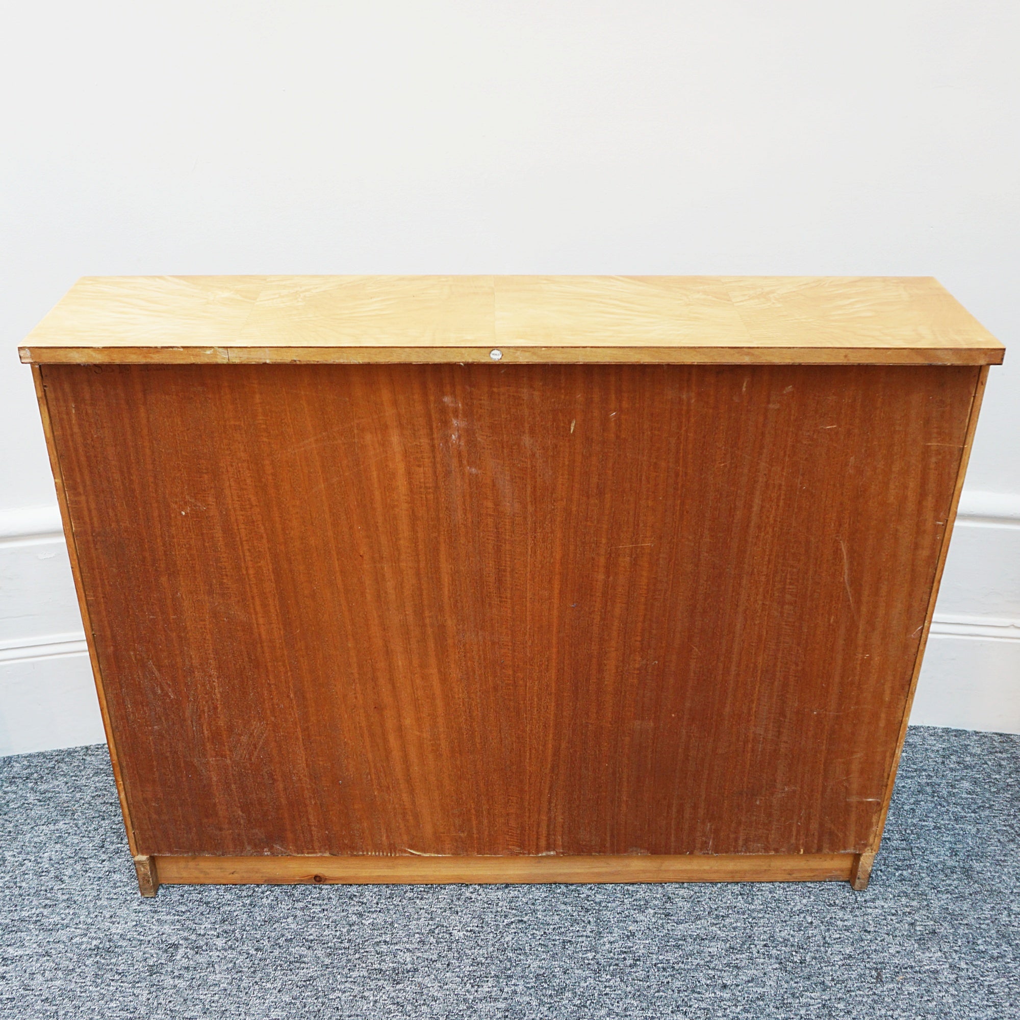 Heal's of London Satin Birch Veneered Art Deco Bookcase - Jeroen Markies Art Deco