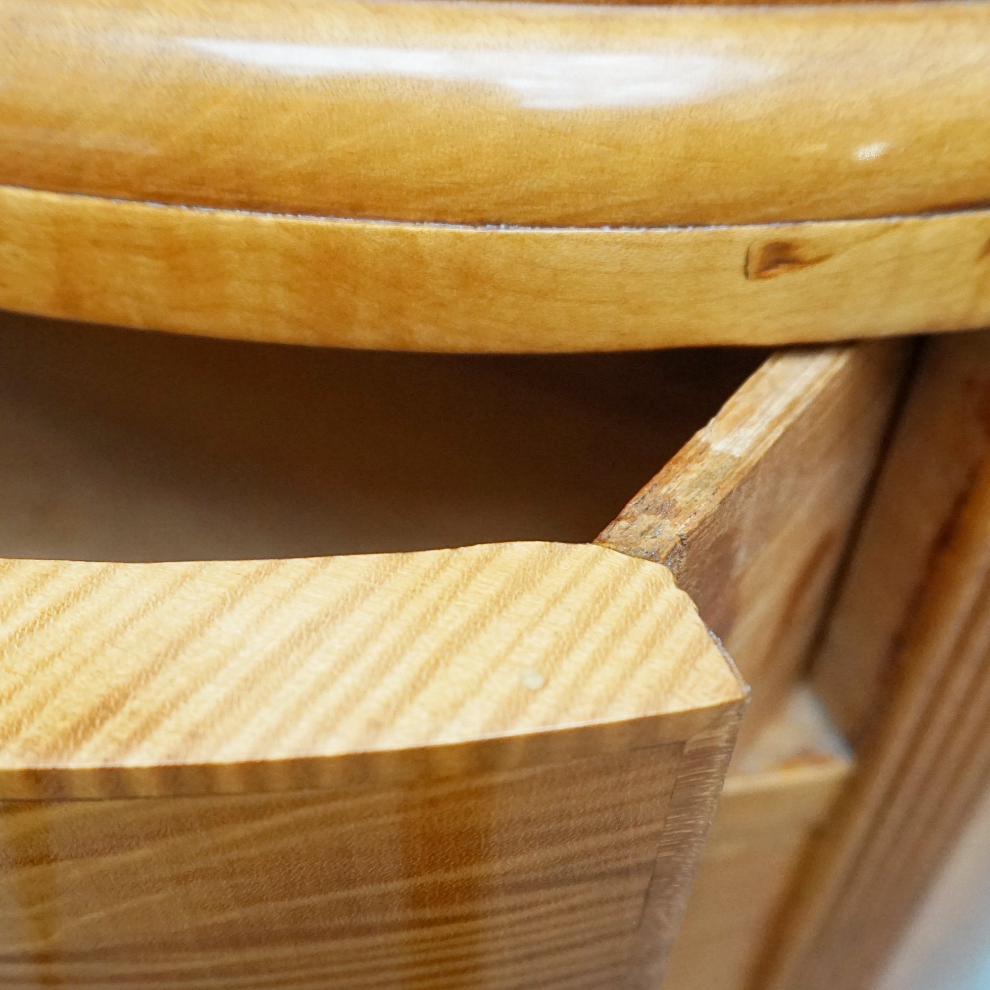 An Art Deco Desk by Betty Joel. Satin birch veneered with macassar ebony banding to base. Glass mirrored top with original ivory hand carved shell handles. 1930 dressing table, art deco desk - Jeroen Markies Art Deco