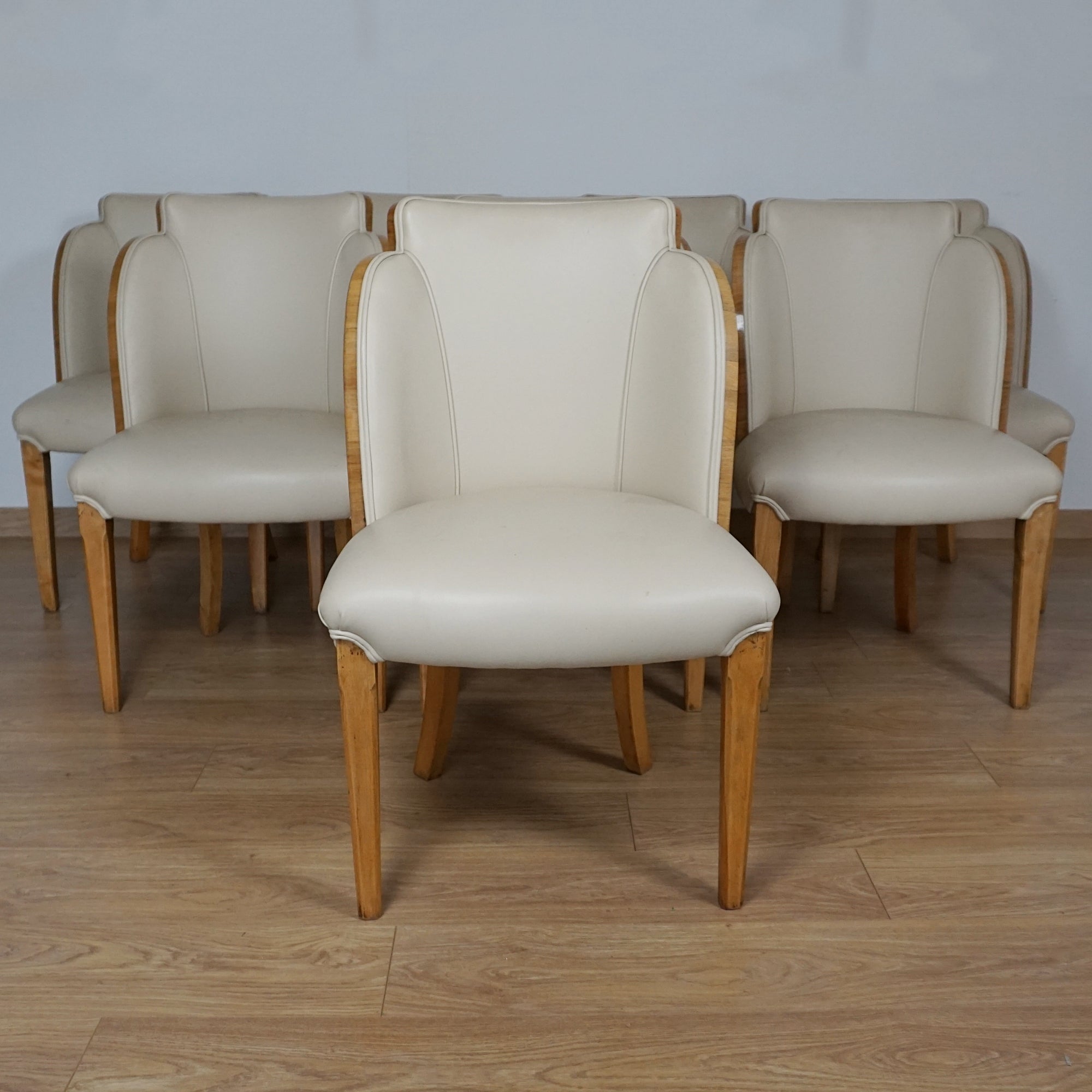 Art Deco Eight Seater Dining Suite by Harry & Lou Epstein - Jeroen Markies Art Deco