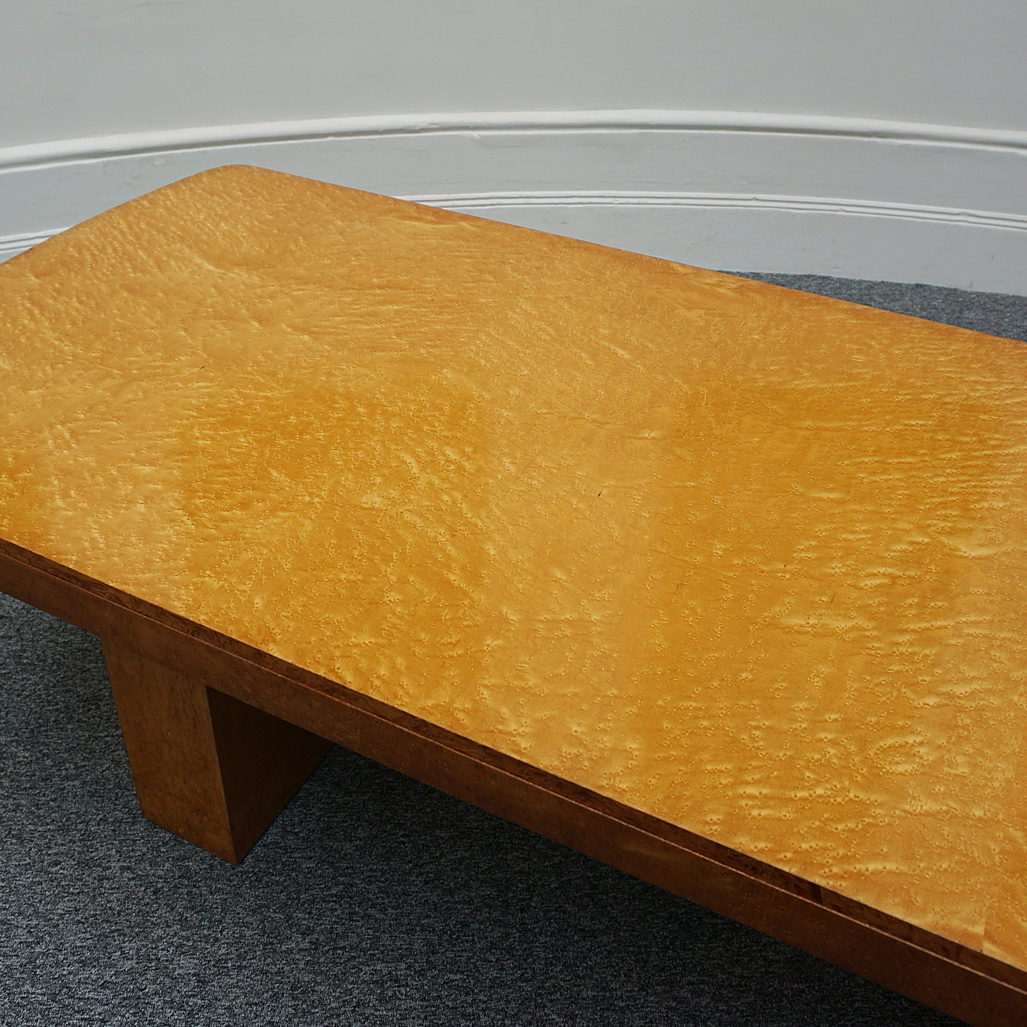 Vintage Birdseye Maple Harry & Lou Epstein Art Deco Six Seater Dining Suite - Jeroen Markies Art Deco