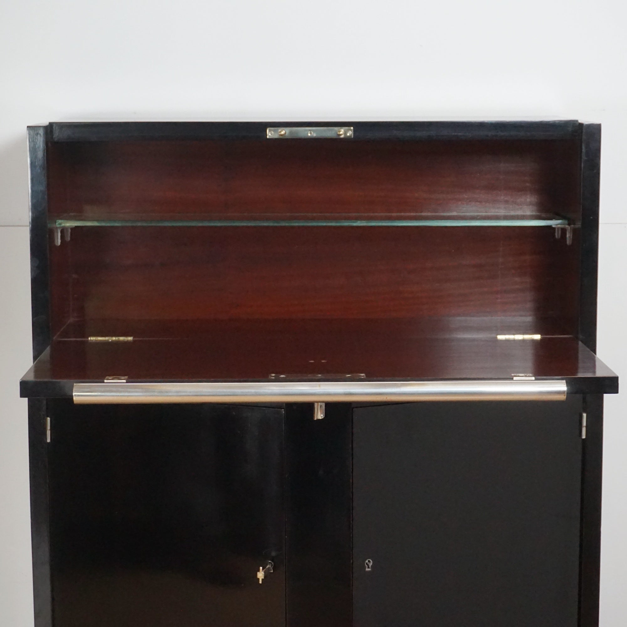 Art Deco Ebonised Drinks Cabinet