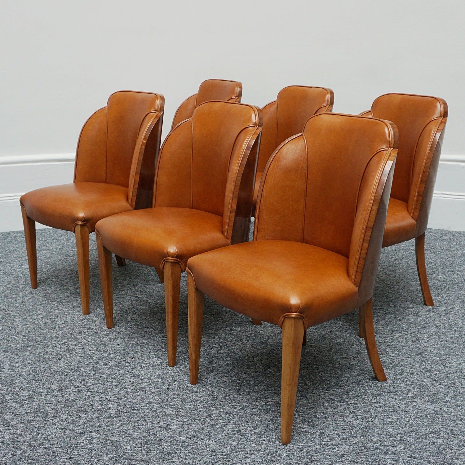Art Deco Six Seat Dining Suite
