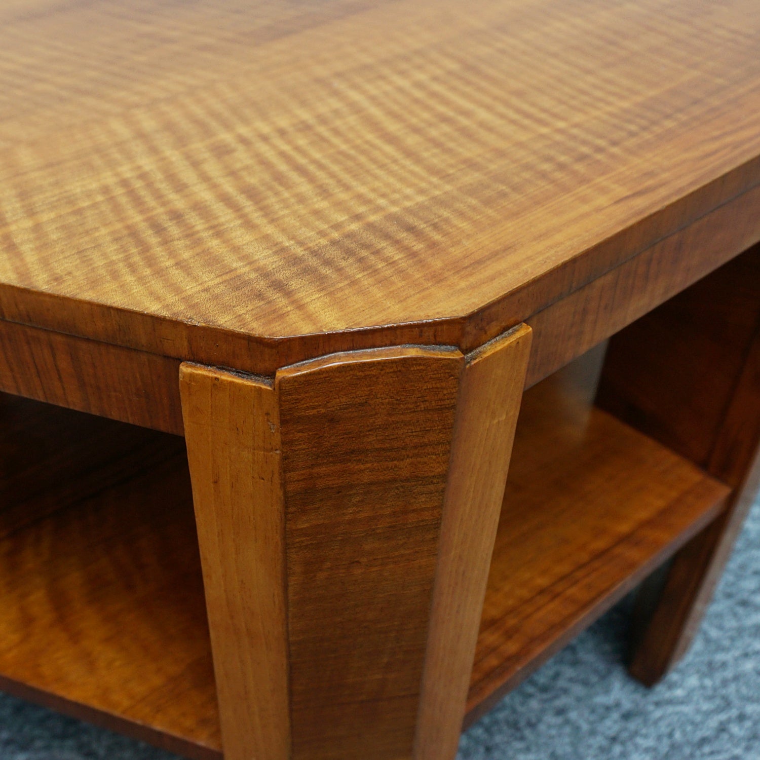 An Art Deco hexagonal coffee table by Heal's of London