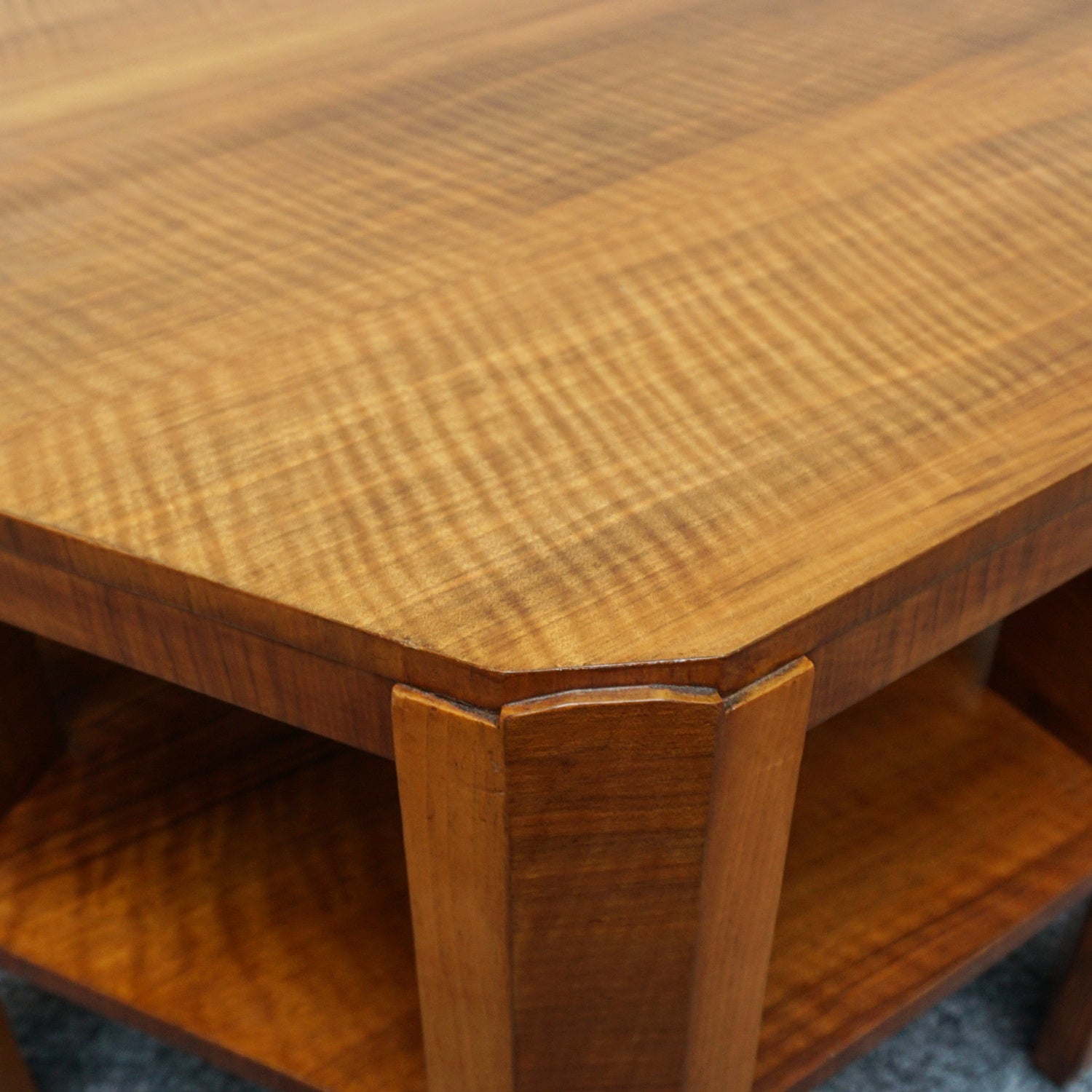 An Art Deco hexagonal coffee table by Heal's of London