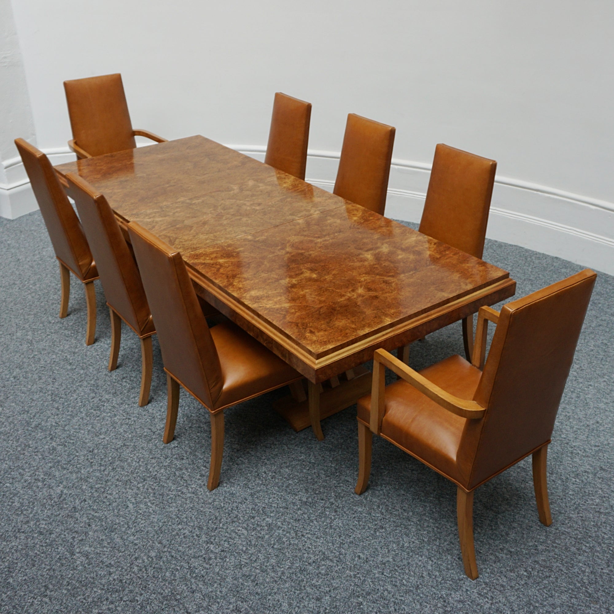 Art Deco Eight Seater Extendable Dining Suite - Jeroen Markies Art Deco