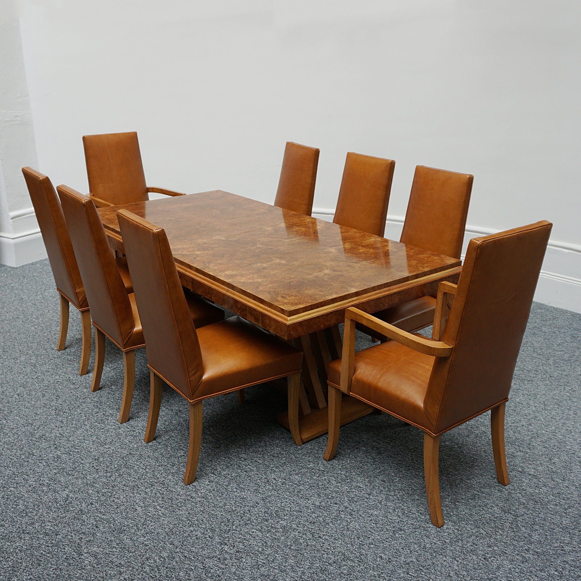 Art Deco Eight Seater Extendable Dining Suite - Jeroen Markies Art Deco