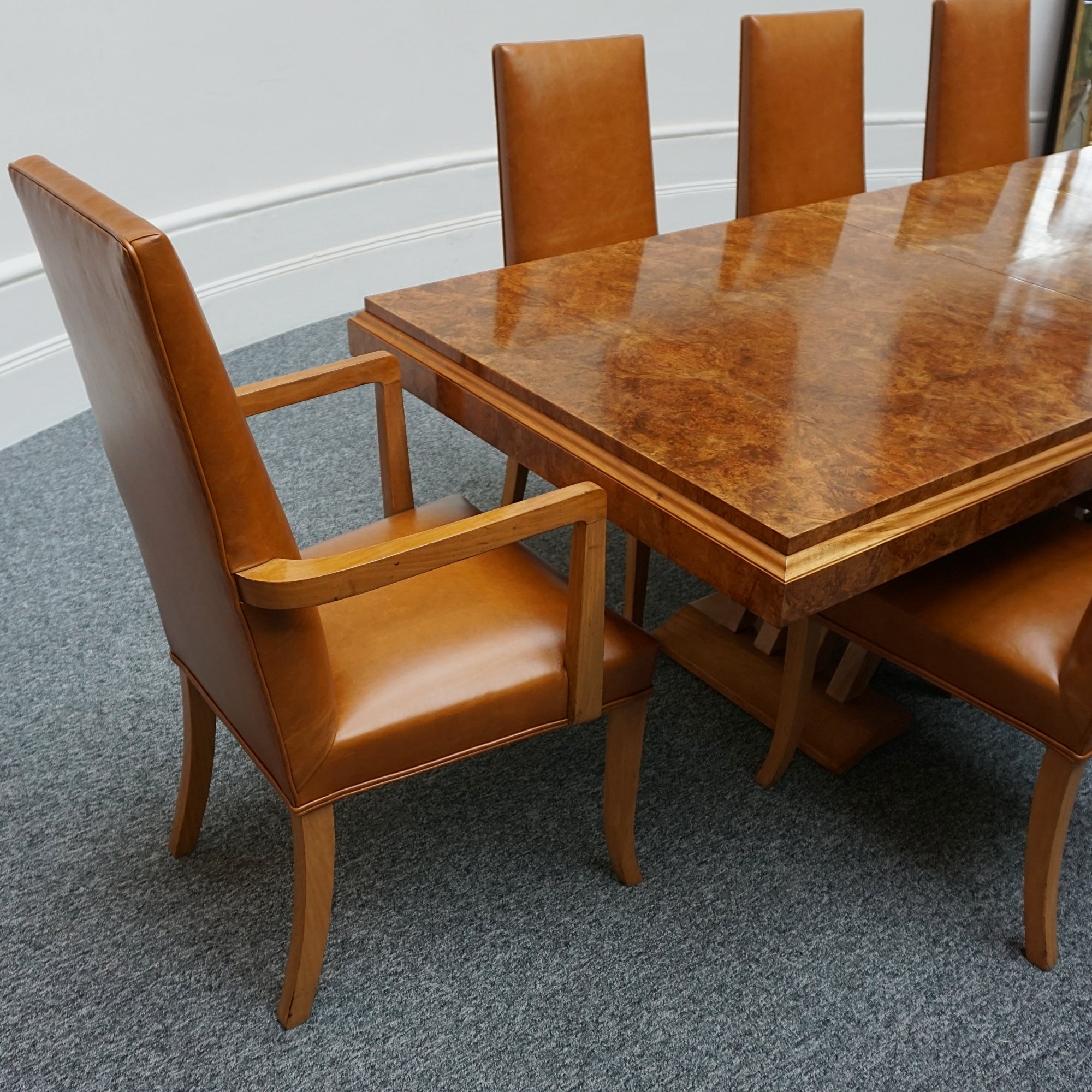 Art Deco Eight Seater Extendable Dining Suite - Jeroen Markies Art Deco