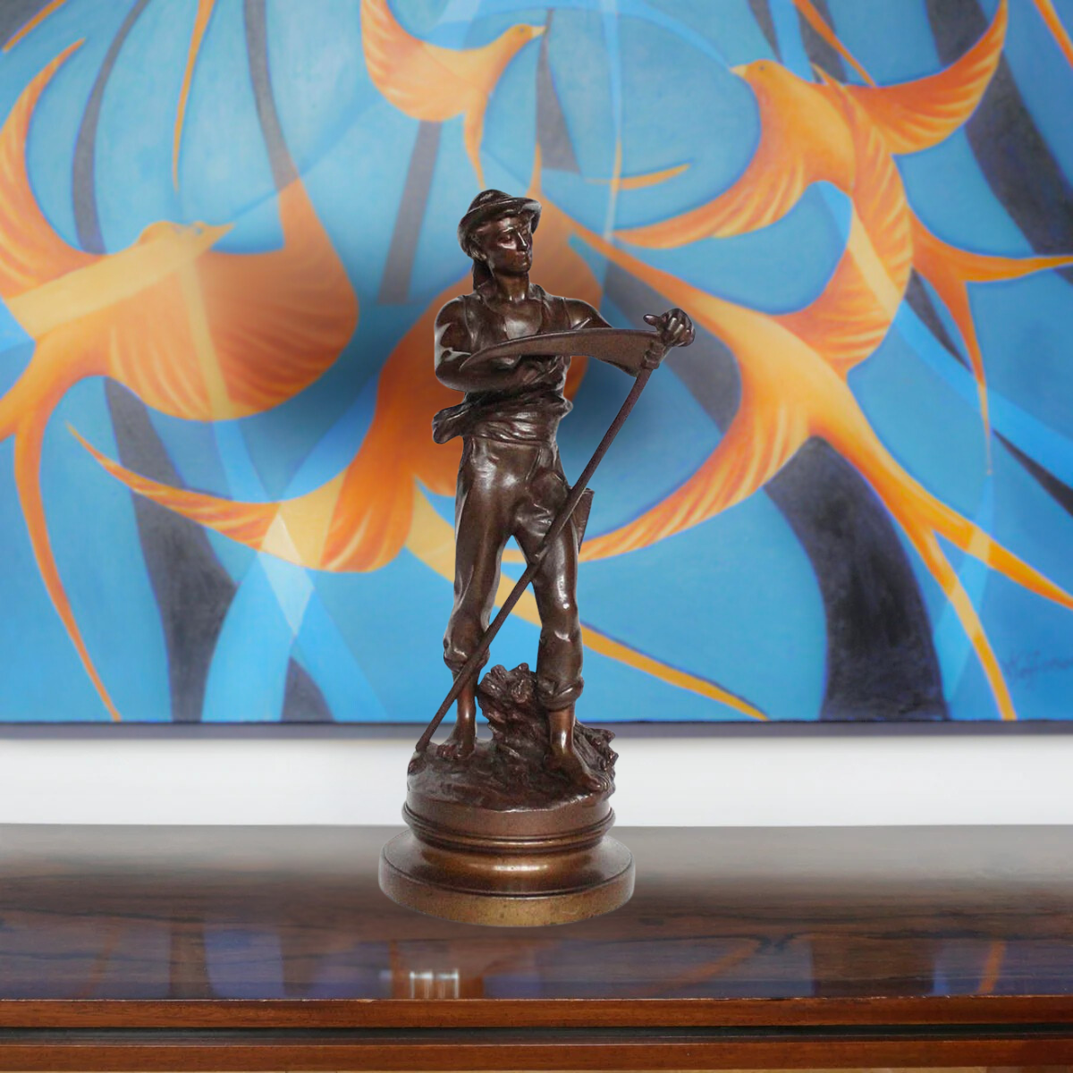 Homme Avec Faux