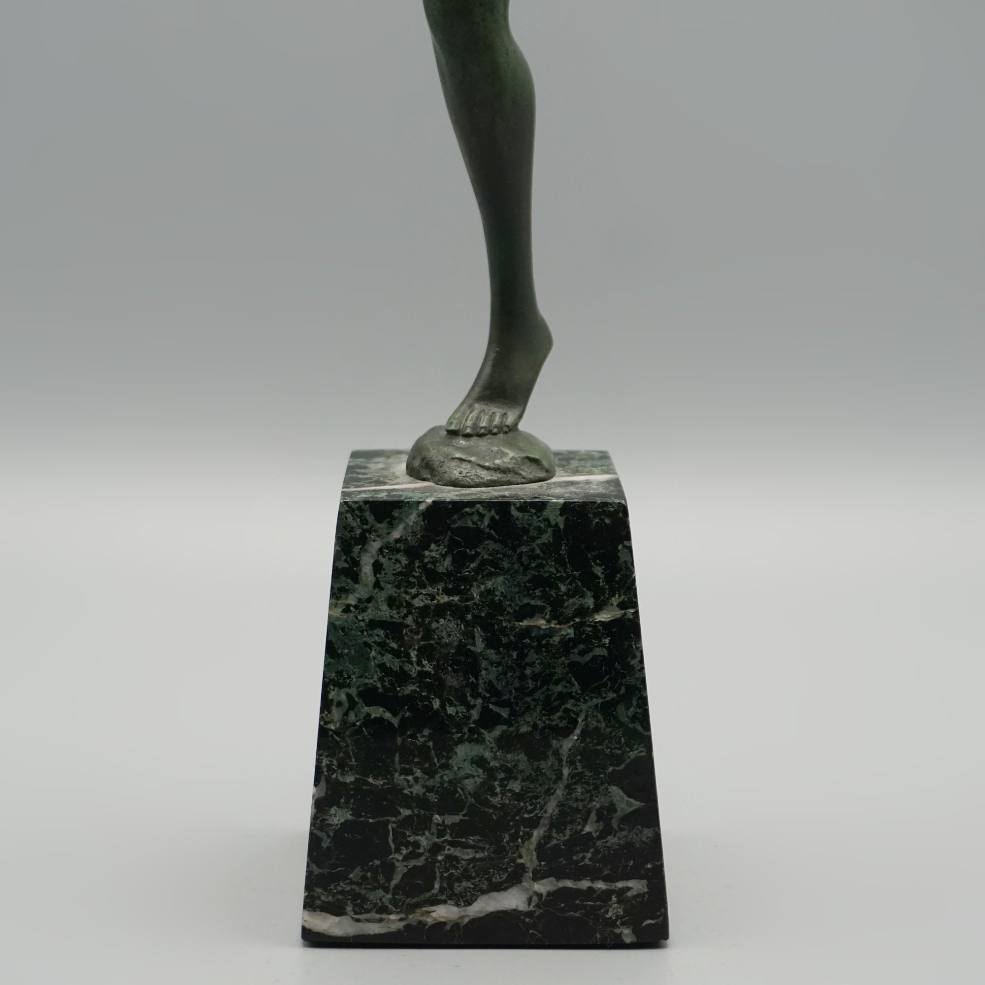 Art Deco Cold Painted  Bronze Sculpture of a Dancing  Lady - Jeroen Markies Art Deco