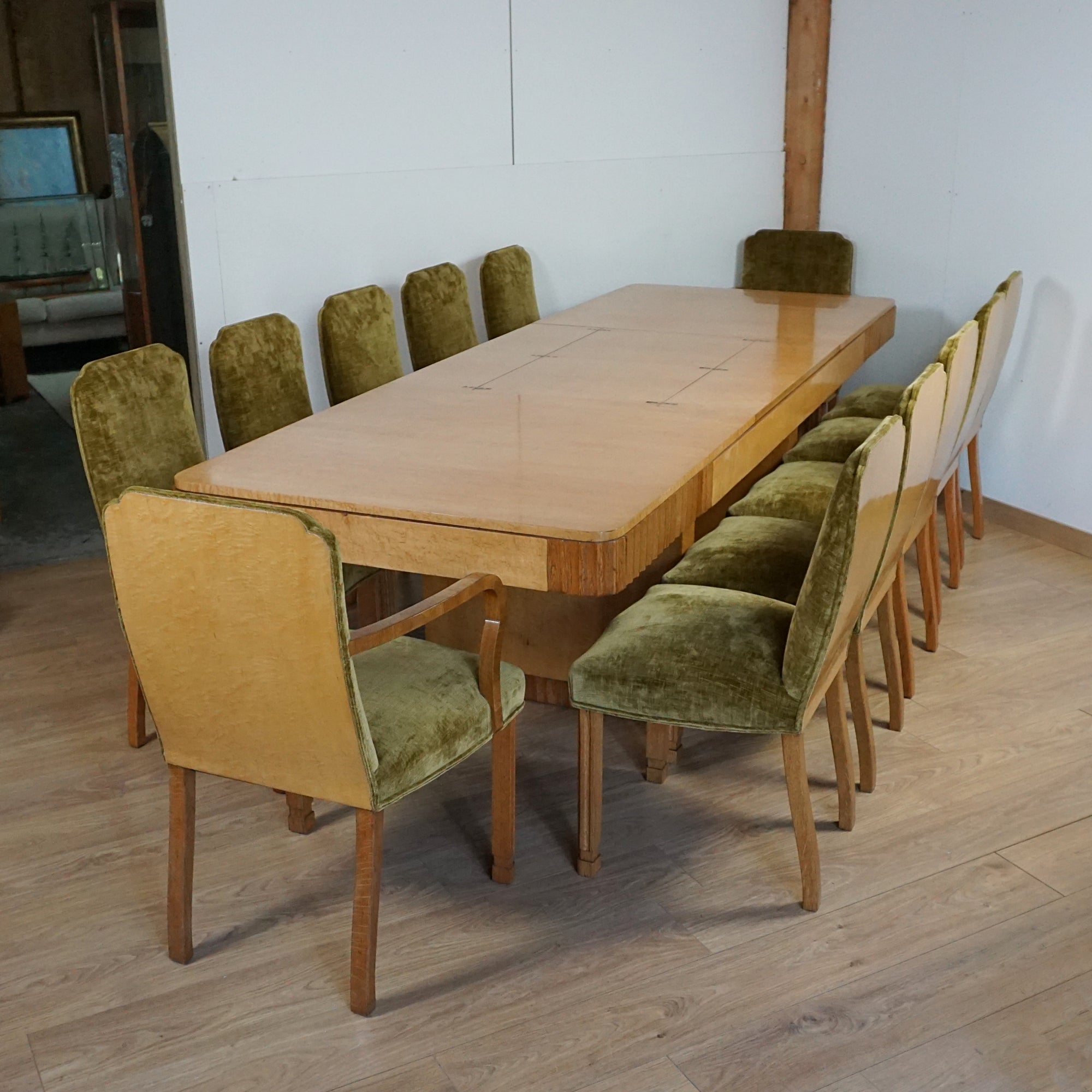 Art Deco Twelve Seater Dining Suite