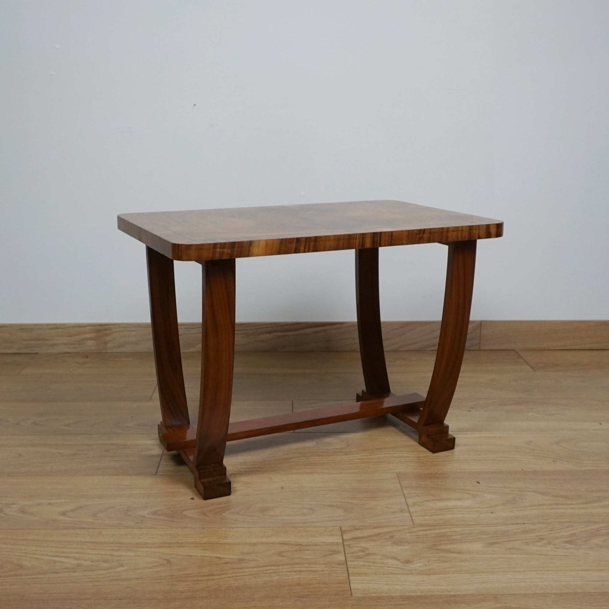 Art Deco Burr Walnut Side Table - Jeroen Markies Art Deco