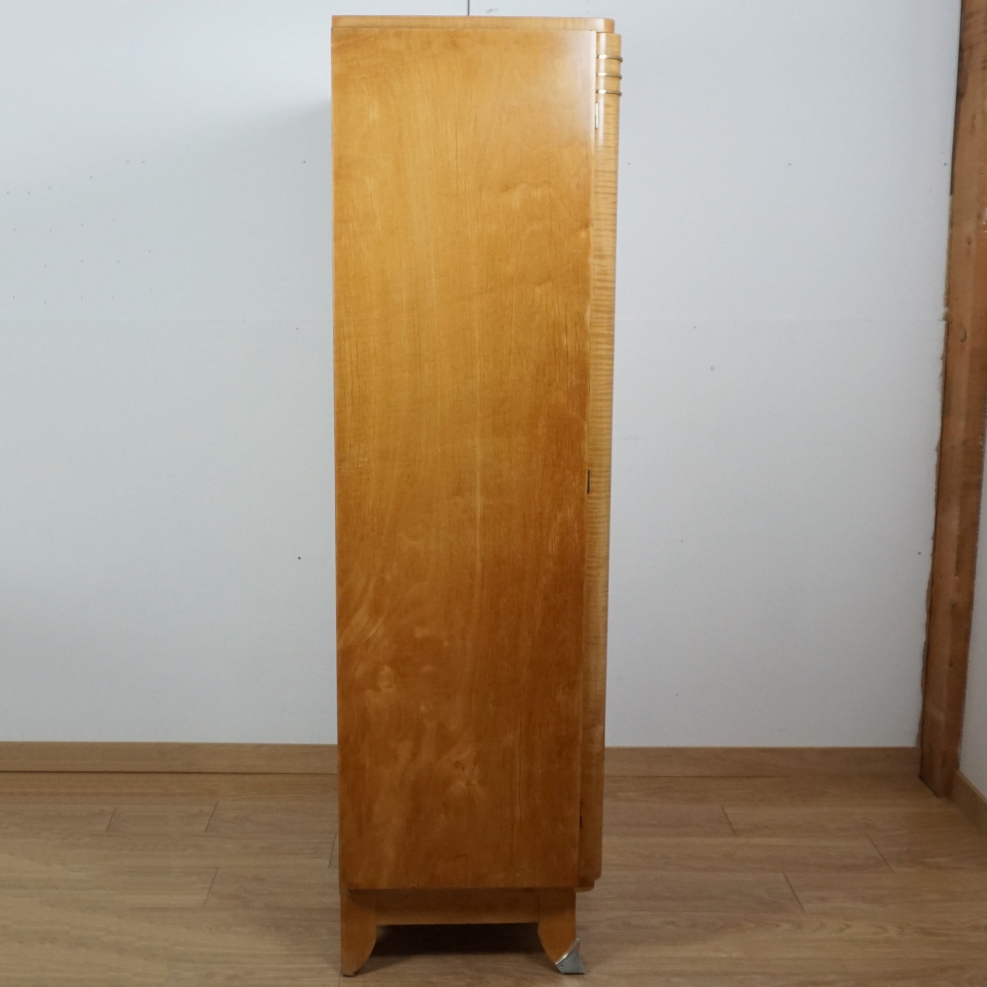 Art Deco Satinwood Wardrobe - Markies Antiques Ltd