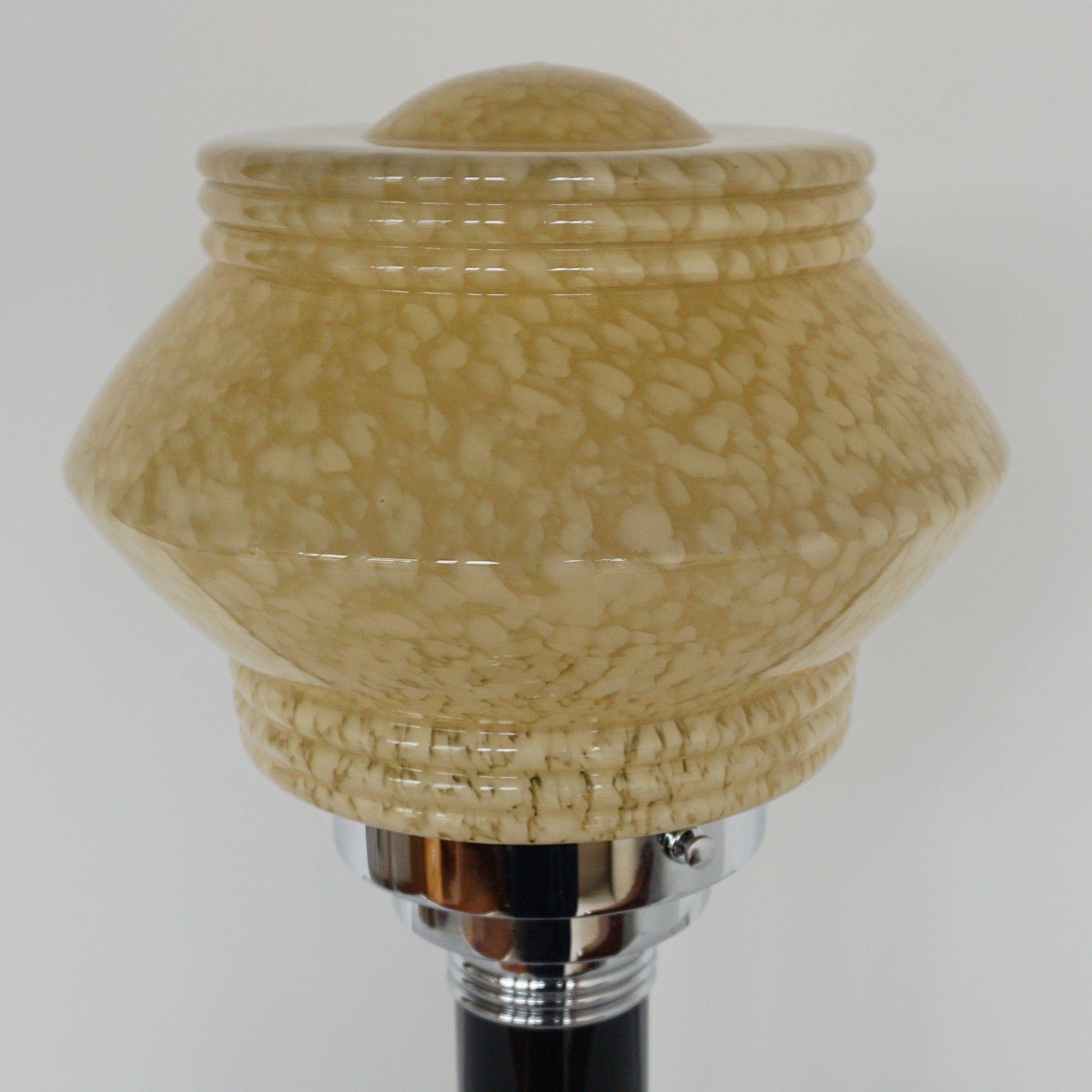 Pair of Table Lamps - Art Deco Lighting Bakelite and Glass - Jeroen Markies Art Deco