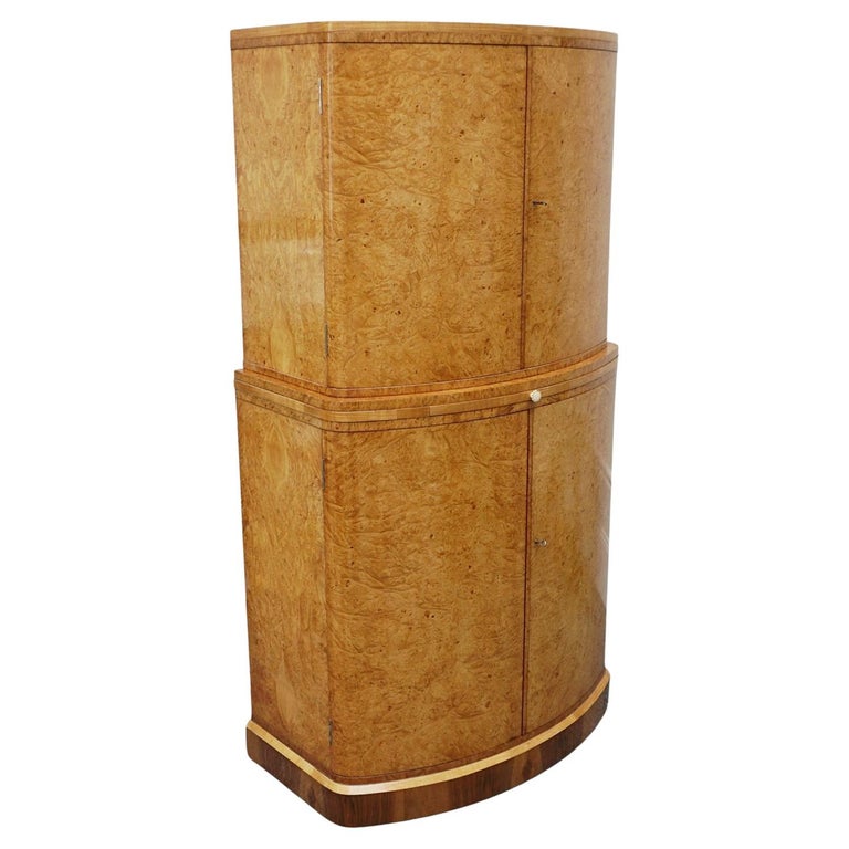 Original English Art Deco Drinks Cabinet by Harry.& Lou Epstein - Jeroen Markies Art Deco