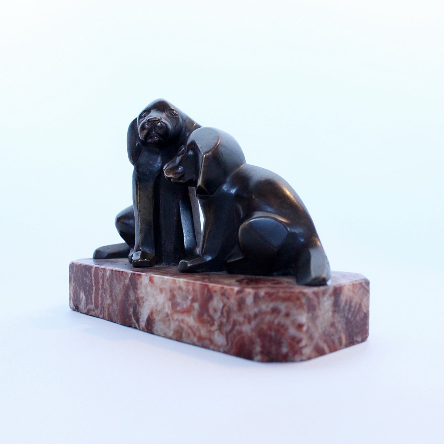 Art Deco Bronze Dogs at Jeroen Markies