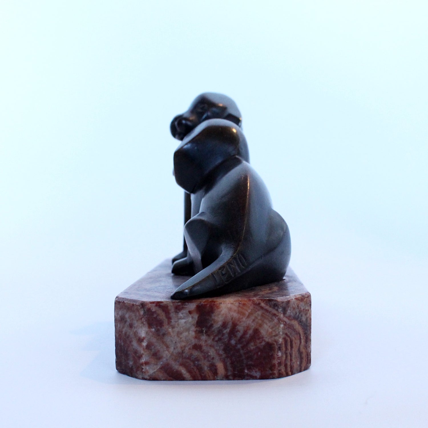 Art Deco Bronze Dogs at Jeroen Markies
