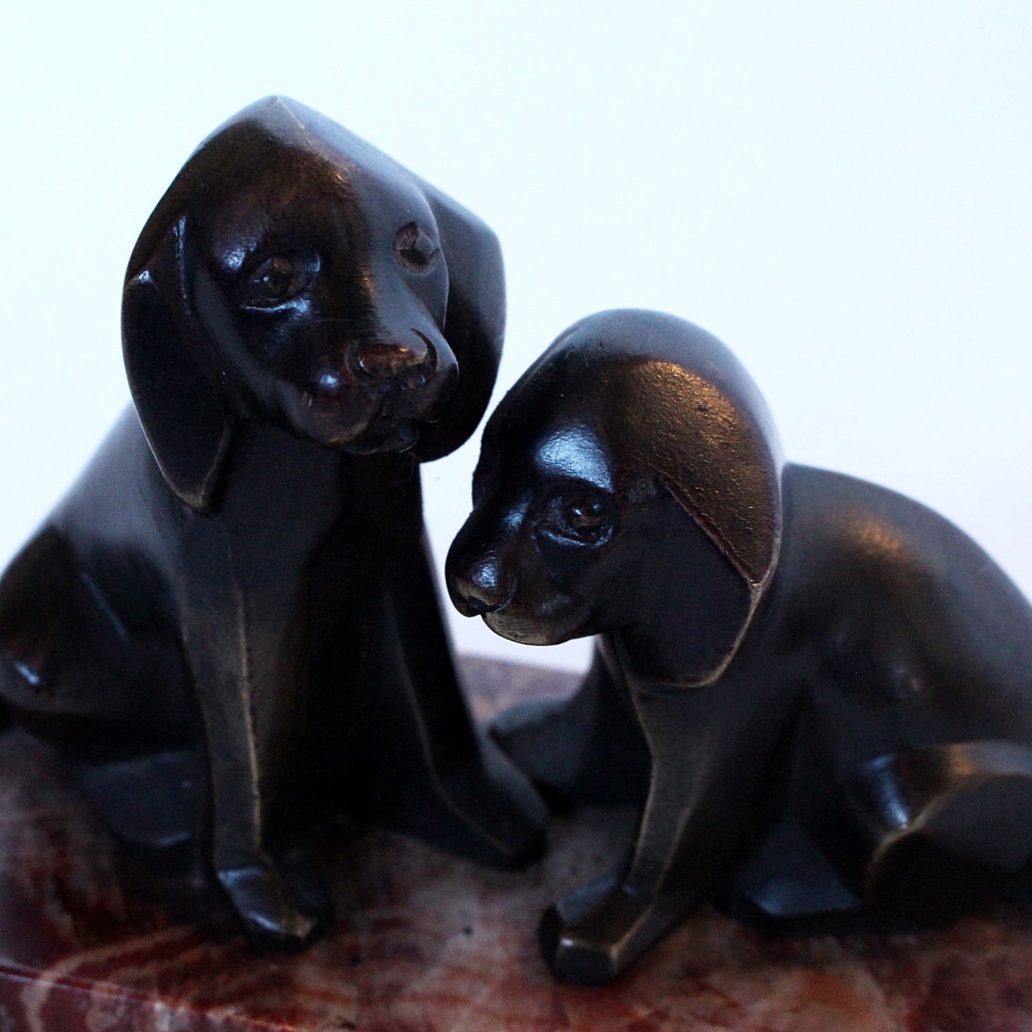 Art Deco Bronze Dogs at Jeroen Markies