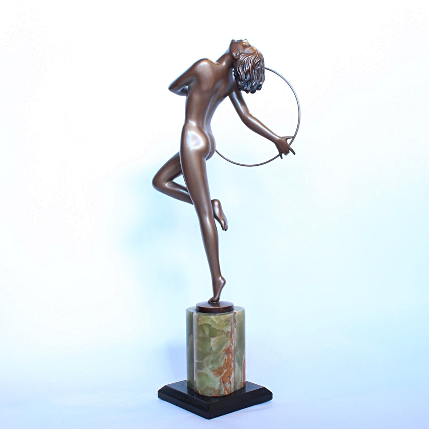 Art Deco Lorenzl Hoop Dancer at Jeroen Markies
