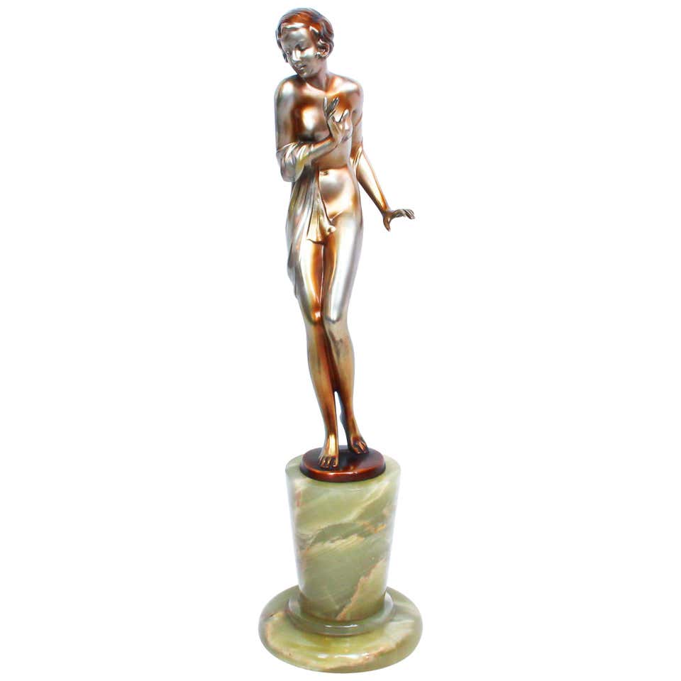 Modesty - Josef Lorenzl - Art Deco Bronze Sculptures - Jeroen Markies Art Deco