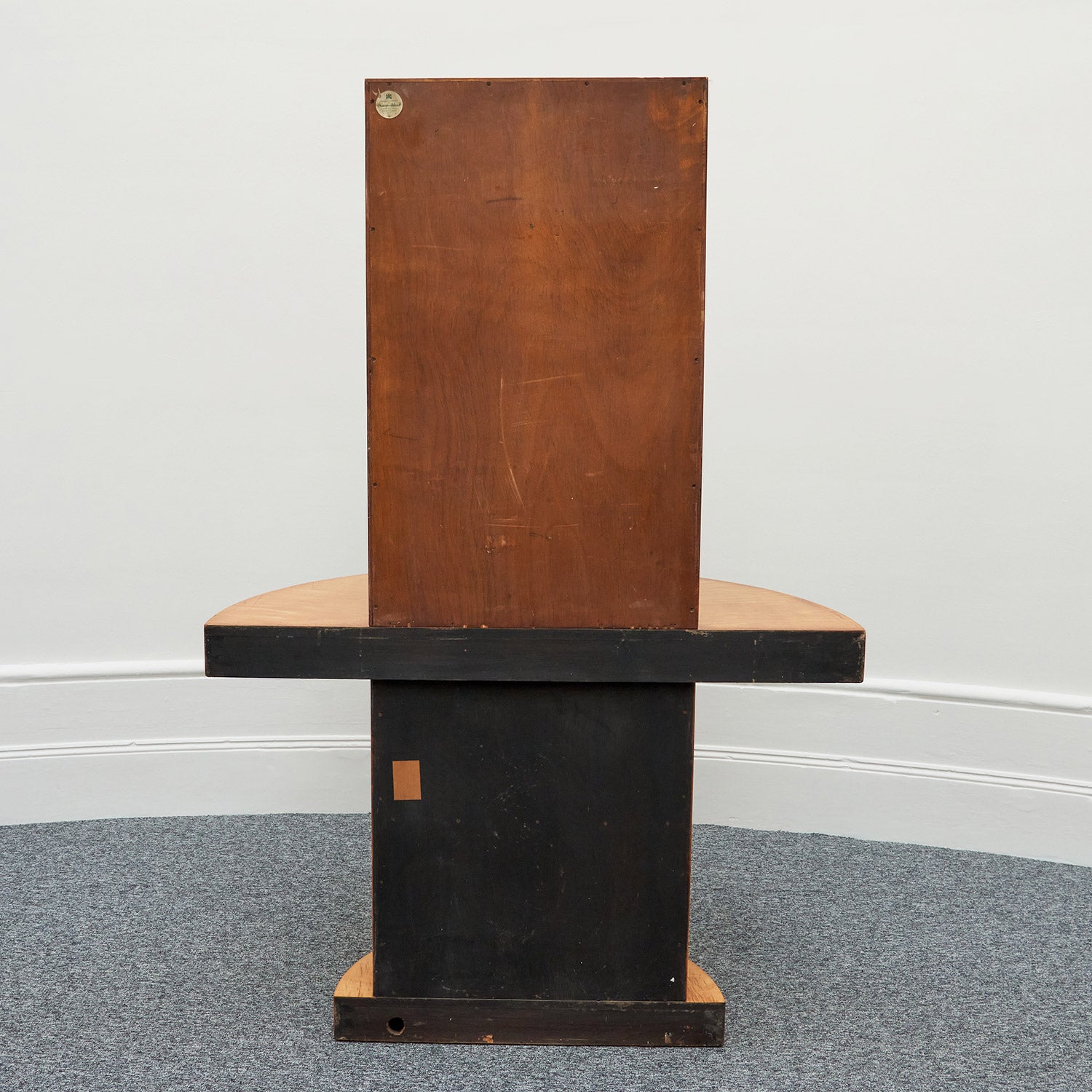 Art Deco Cocktail Bar Cabinet by Maurice Adams English 1930's Burr Walnut Satin Birch - Jeroen Markies Art Deco