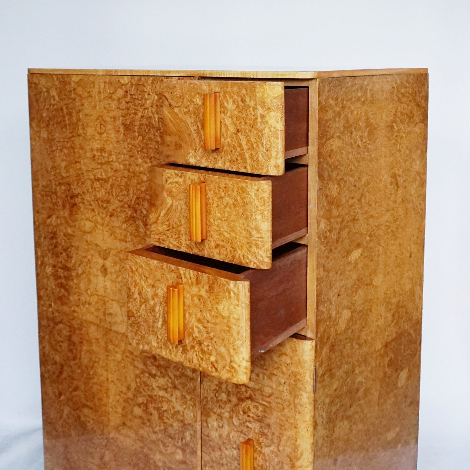 Art Deco Bachelors Cabinet by Harry & Lou Epstein English Circa 1930 - Jeroen Markies Art Deco