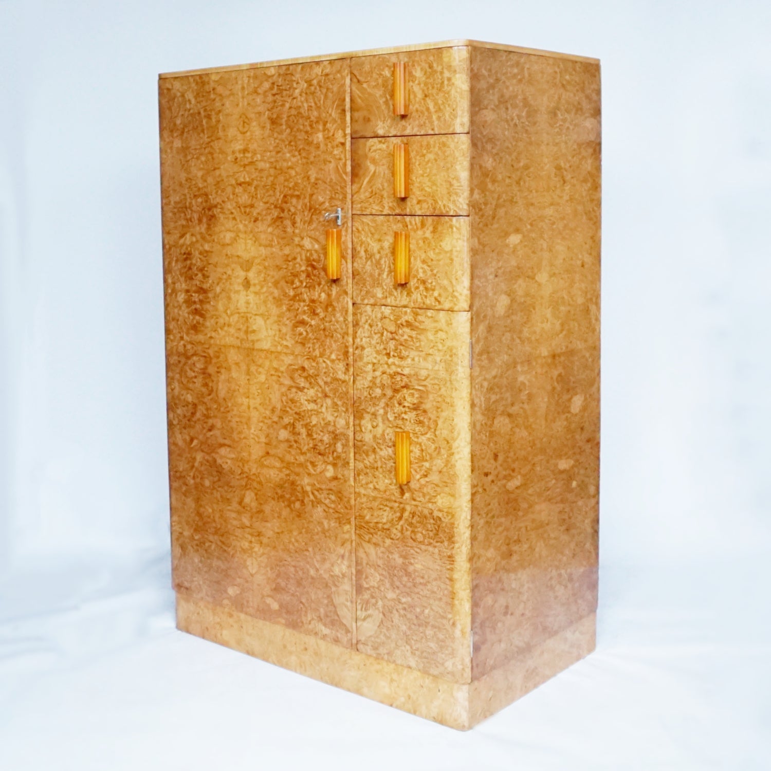 Art Deco Bachelors Cabinet by Harry & Lou Epstein English Circa 1930 - Jeroen Markies Art Deco