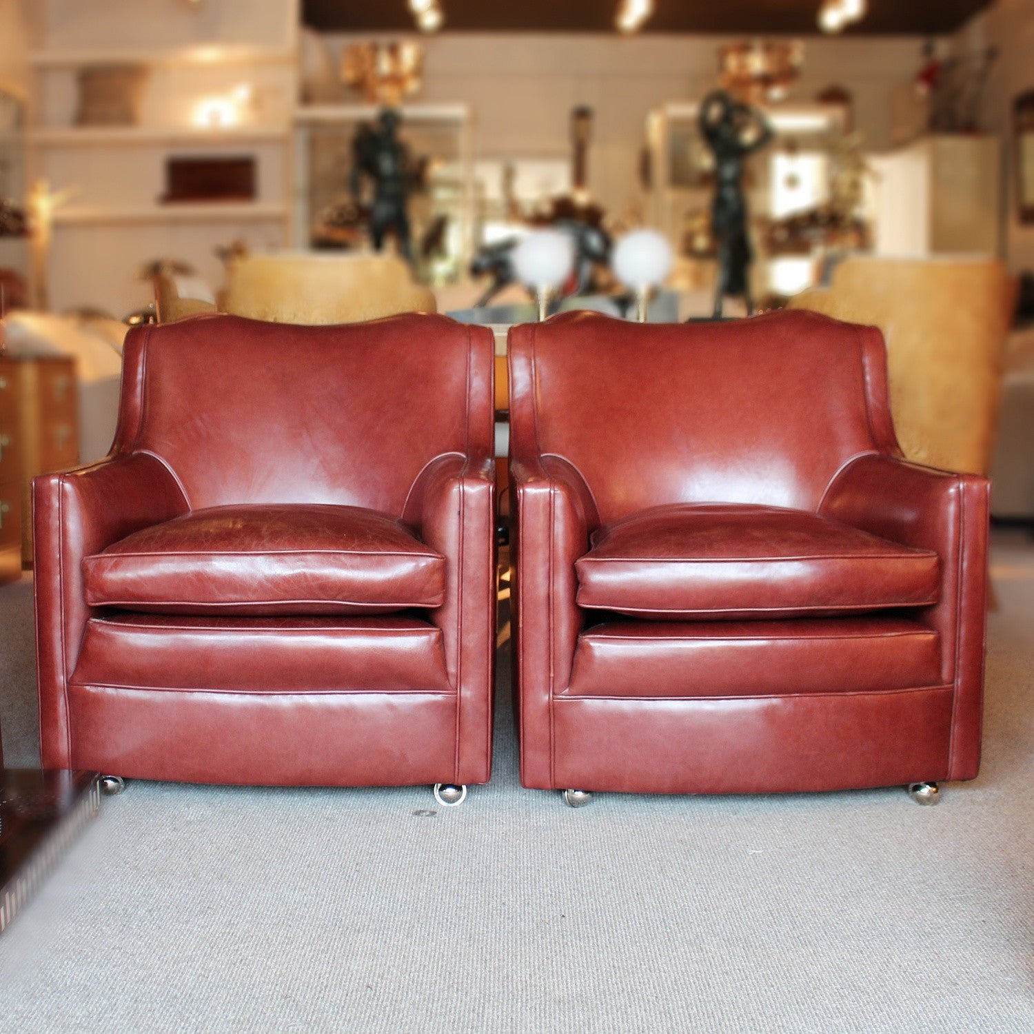 Art Deco Club Chairs