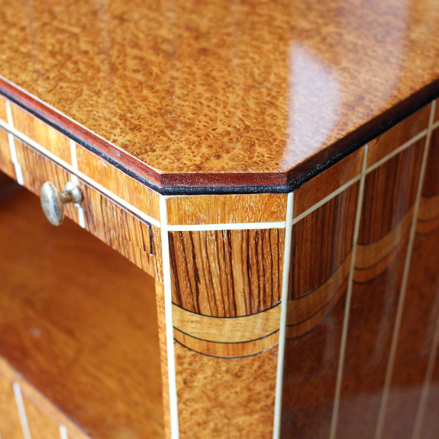 Art Deco bedside cabinets by Maple & Co