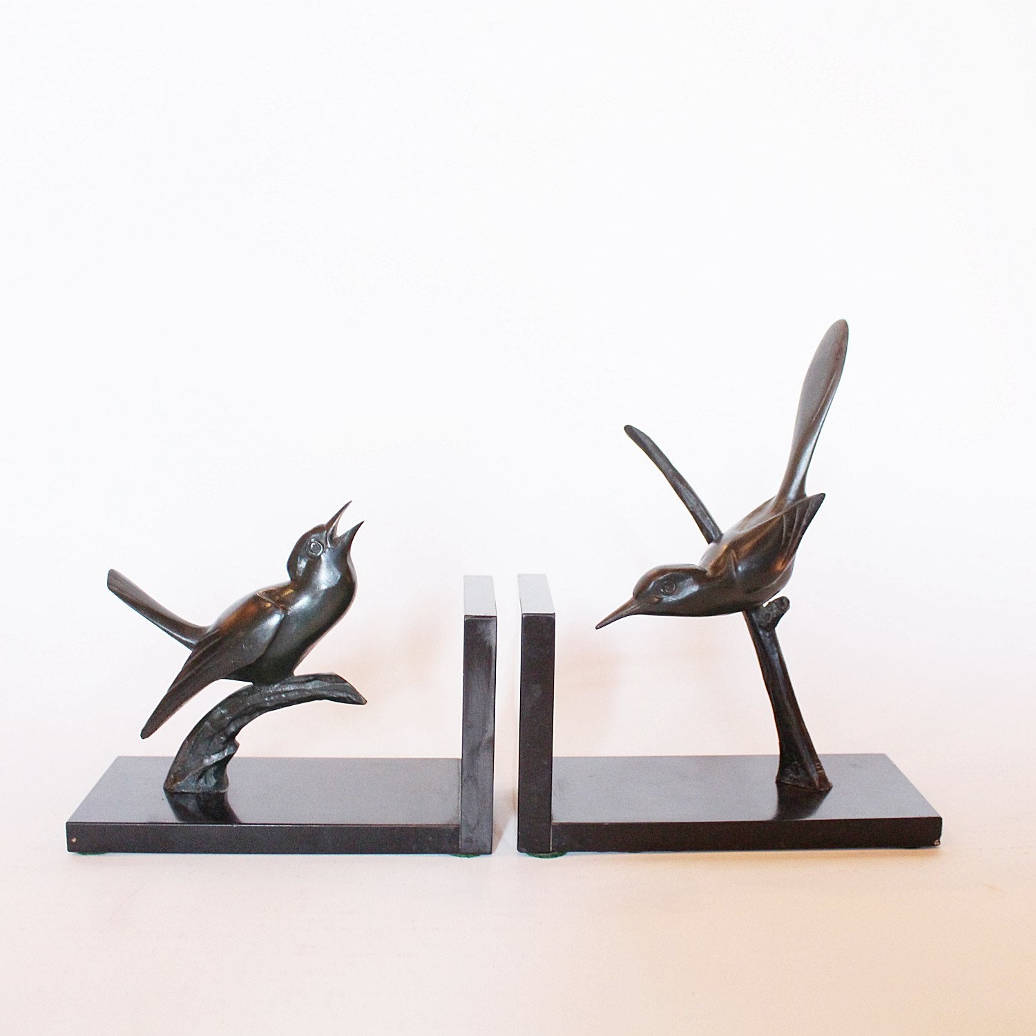 Bronze Bookends