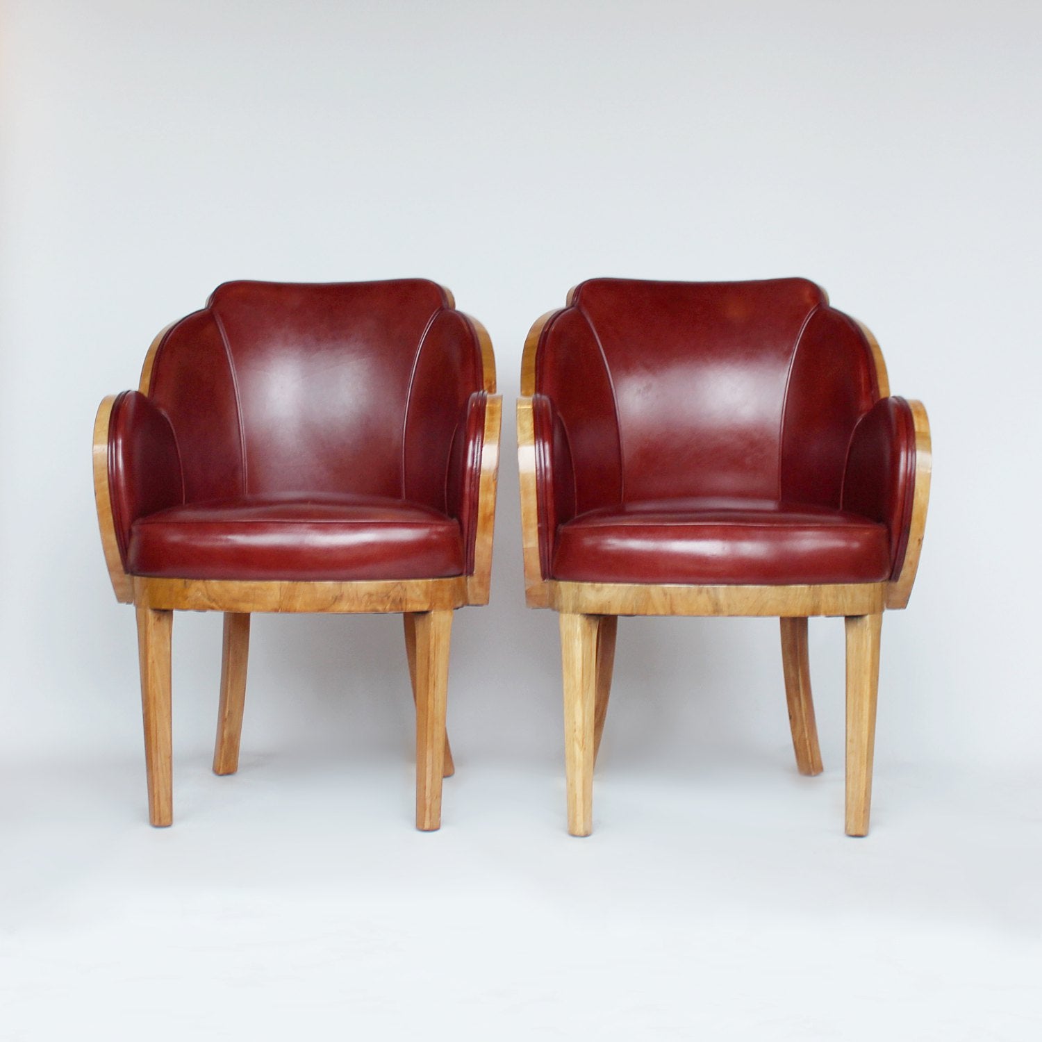 Art Deco Cloud Back Chairs