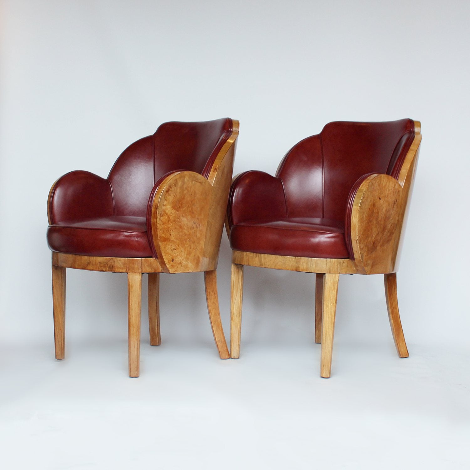 Art Deco Cloud Back Chairs