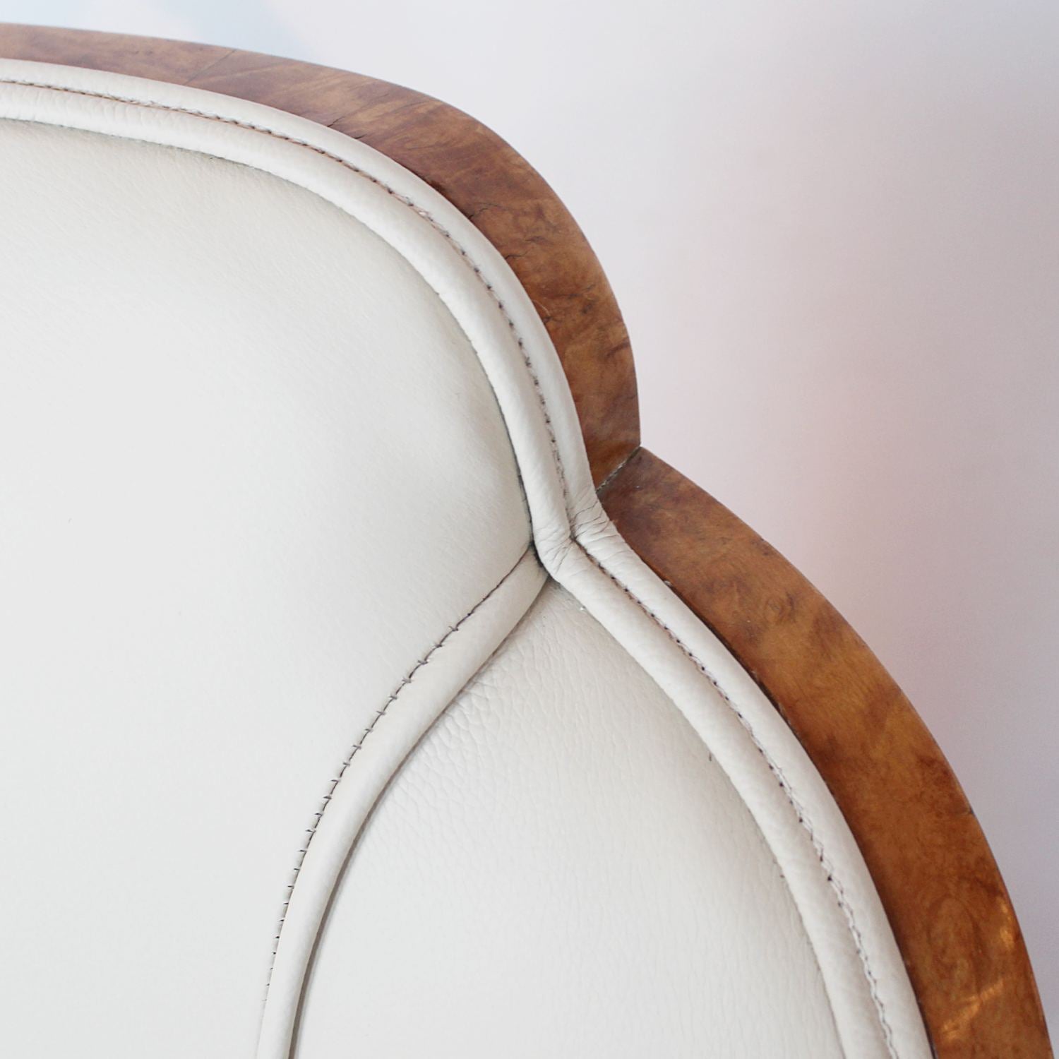 A pair of Art Deco cloud back chairs by Harry & Lou Epstein