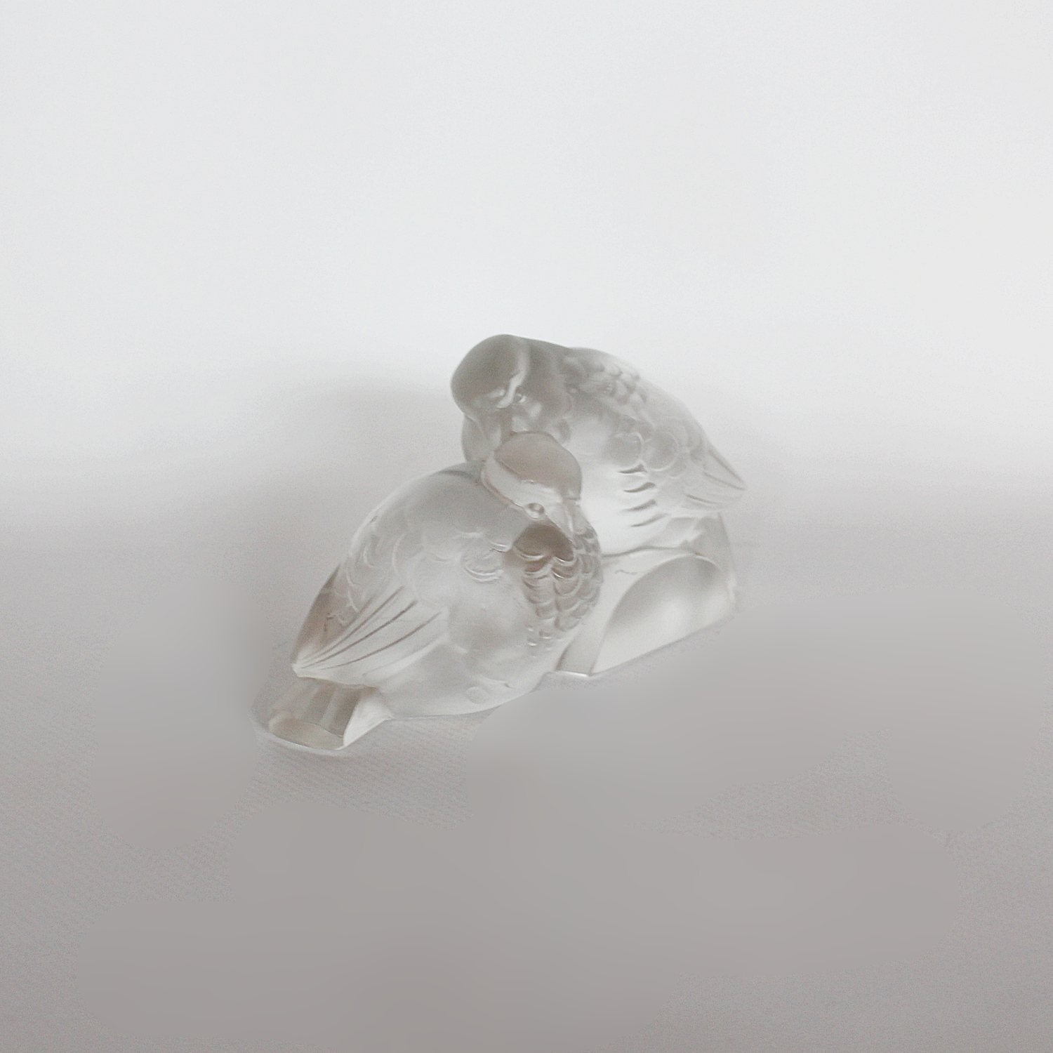 Ferjac Art Deco moulded glass birds at Jeroen Markies