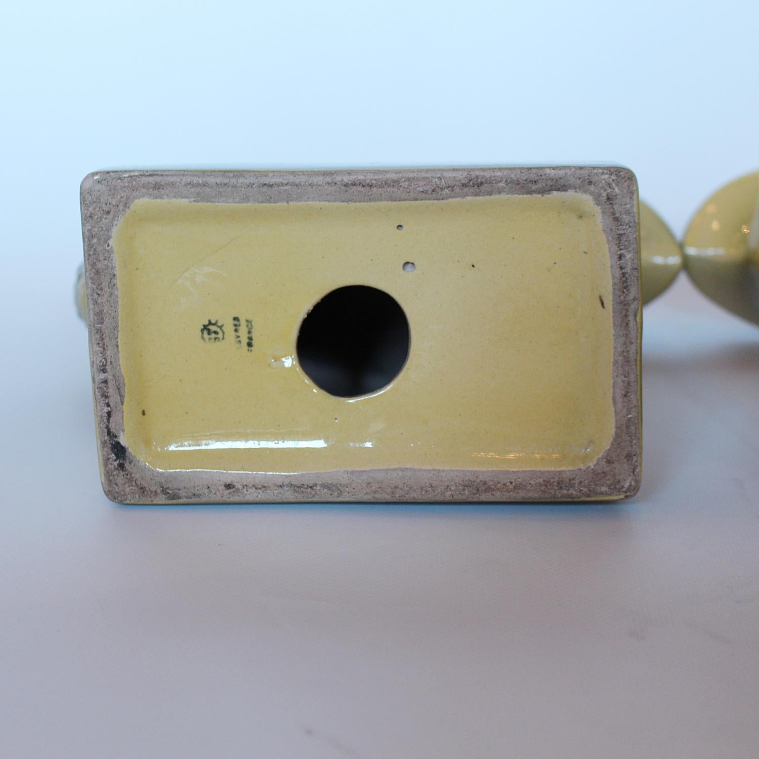 Art Deco ceramic squirrel bookends