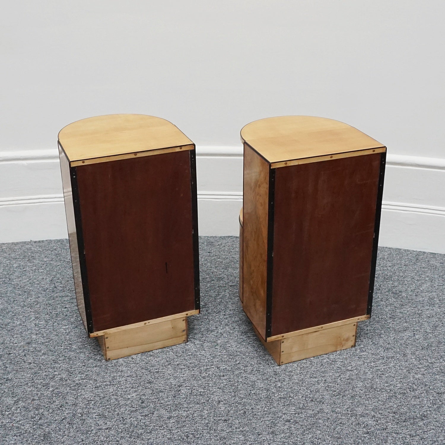 A Pair of Art Deco Bedside Cabinets by James Henry Sellers Circa 1930 English Art Deco - Jeroen Markies Art Deco