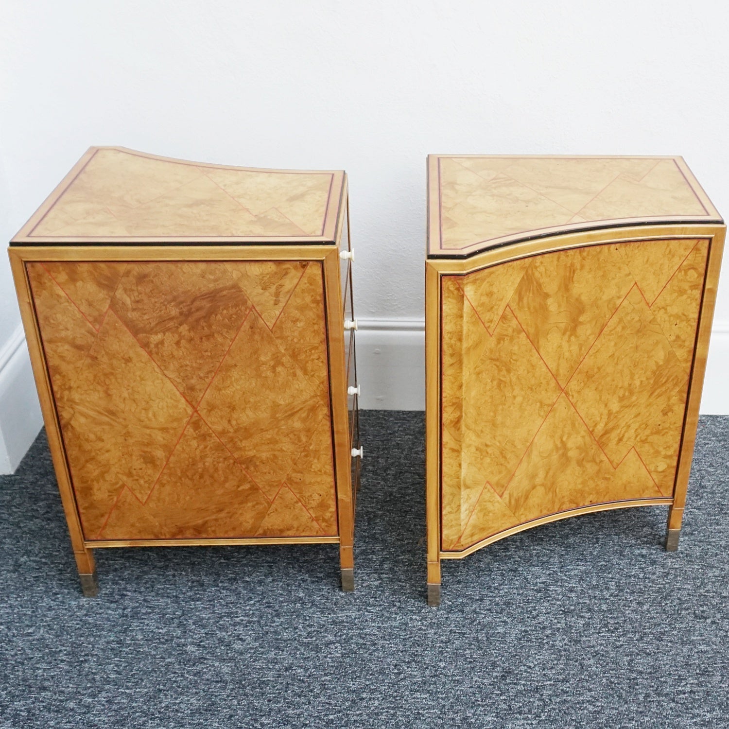 James Henry Sellers Art Deco Pair of Bedside Cabinets - Jeroen Markies Art Deco