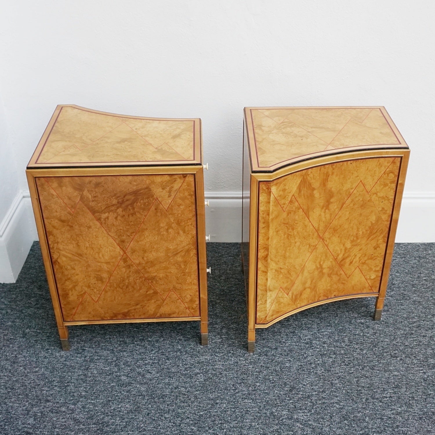 James Henry Sellers Art Deco Pair of Bedside Cabinets - Jeroen Markies Art Deco