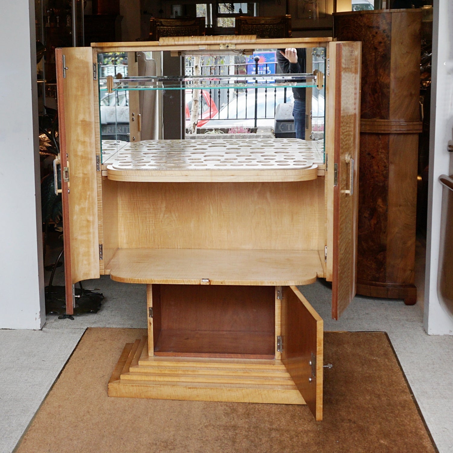 Art Deco Cocktail Cabinet by Hille - Vintage Cocktail Cabinets - Jeroen Markies Art Deco