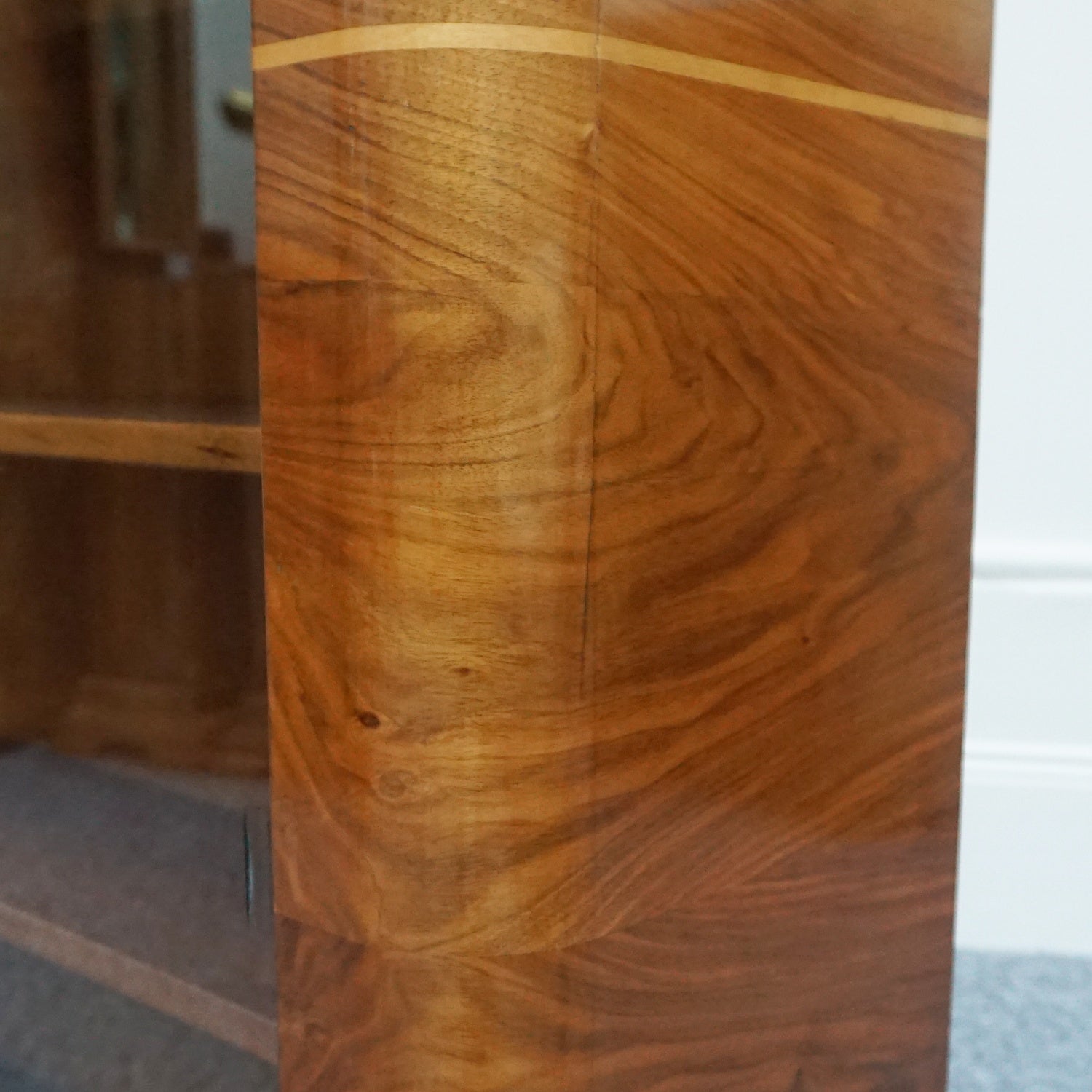 Original Art Deco Walnut Bookcase Circa 1935 - Jeroen Markies Art Deco