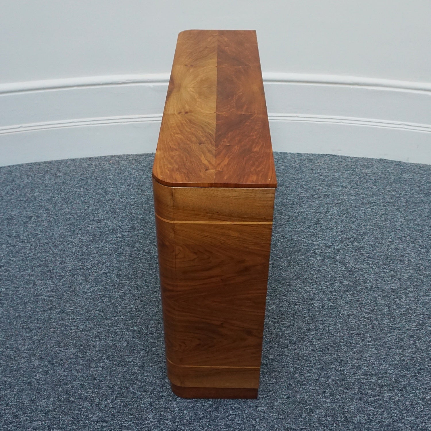 Original Art Deco Walnut Bookcase Circa 1935 - Jeroen Markies Art Deco