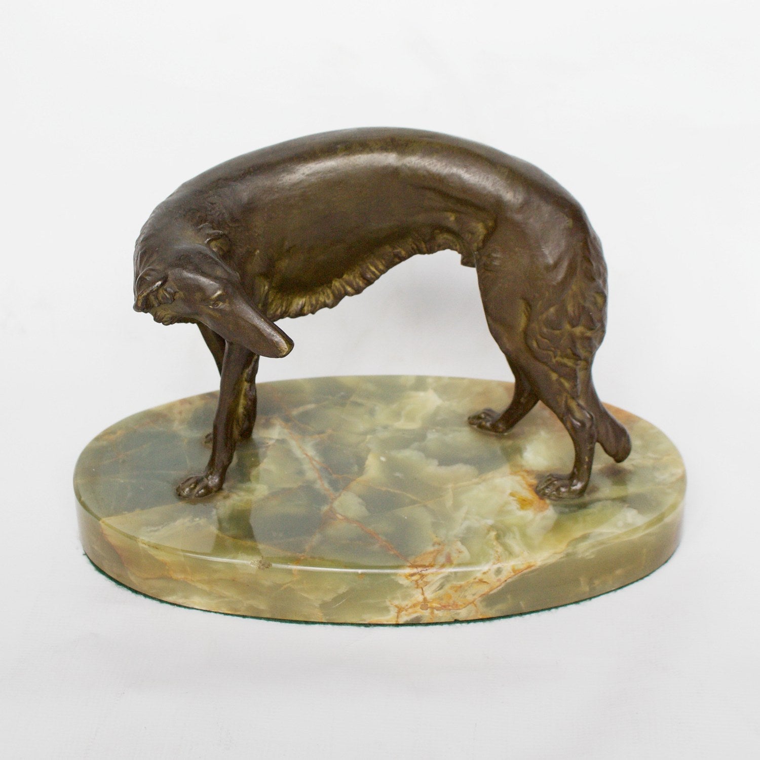 Borzoi - Art Deco Bronze Sculpture - Jeroen Markies Art Deco