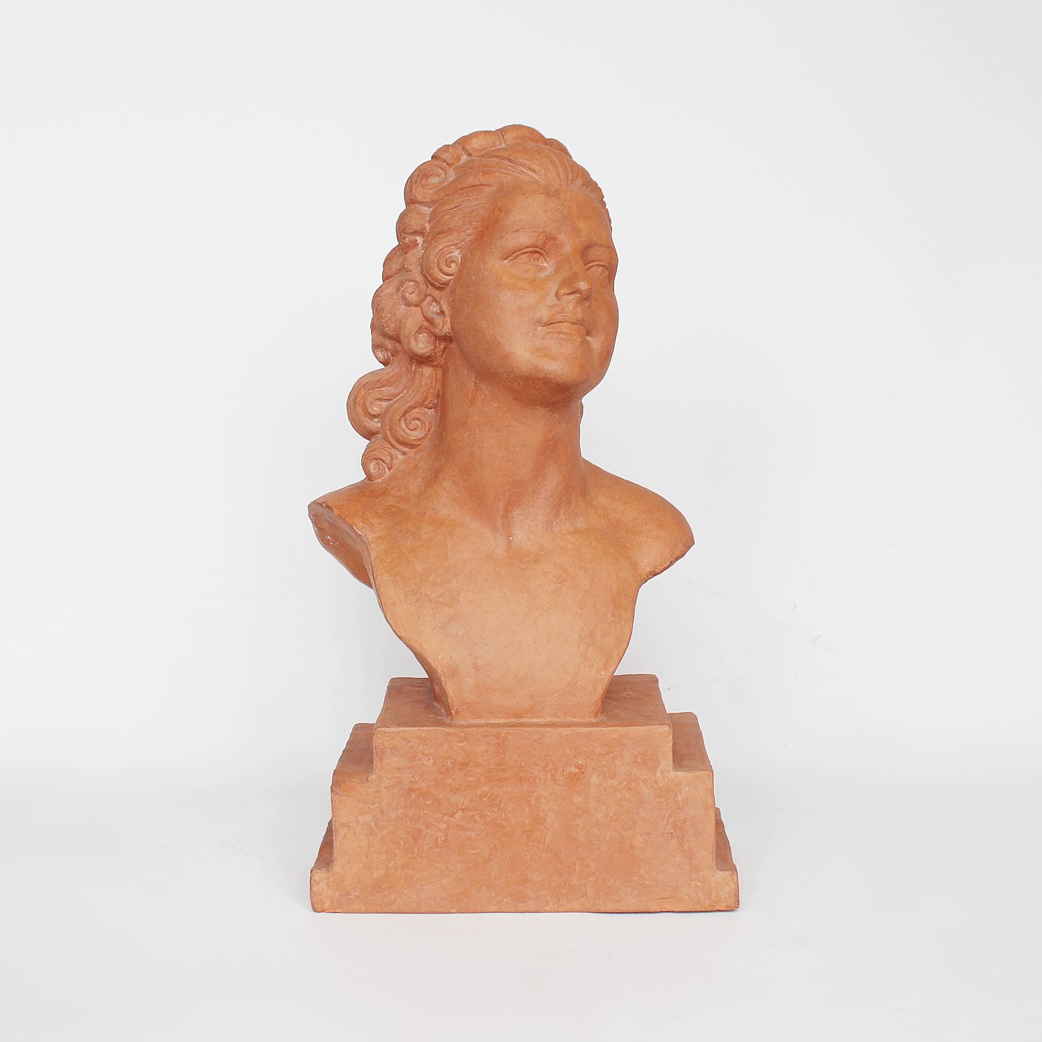 Demetre Chiparus Art Deco terracotta bust circa 1925