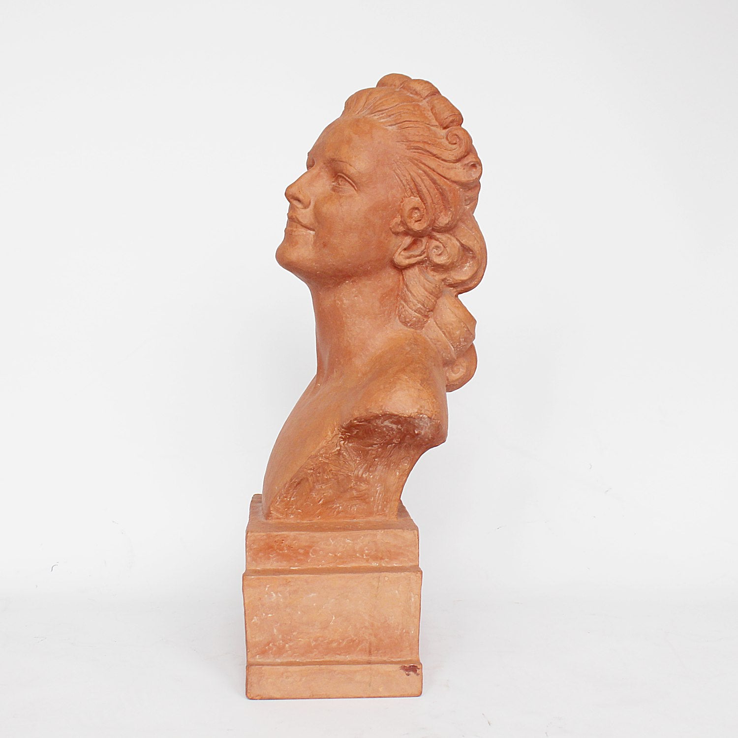 Demetre Chiparus Art Deco terracotta bust circa 1925